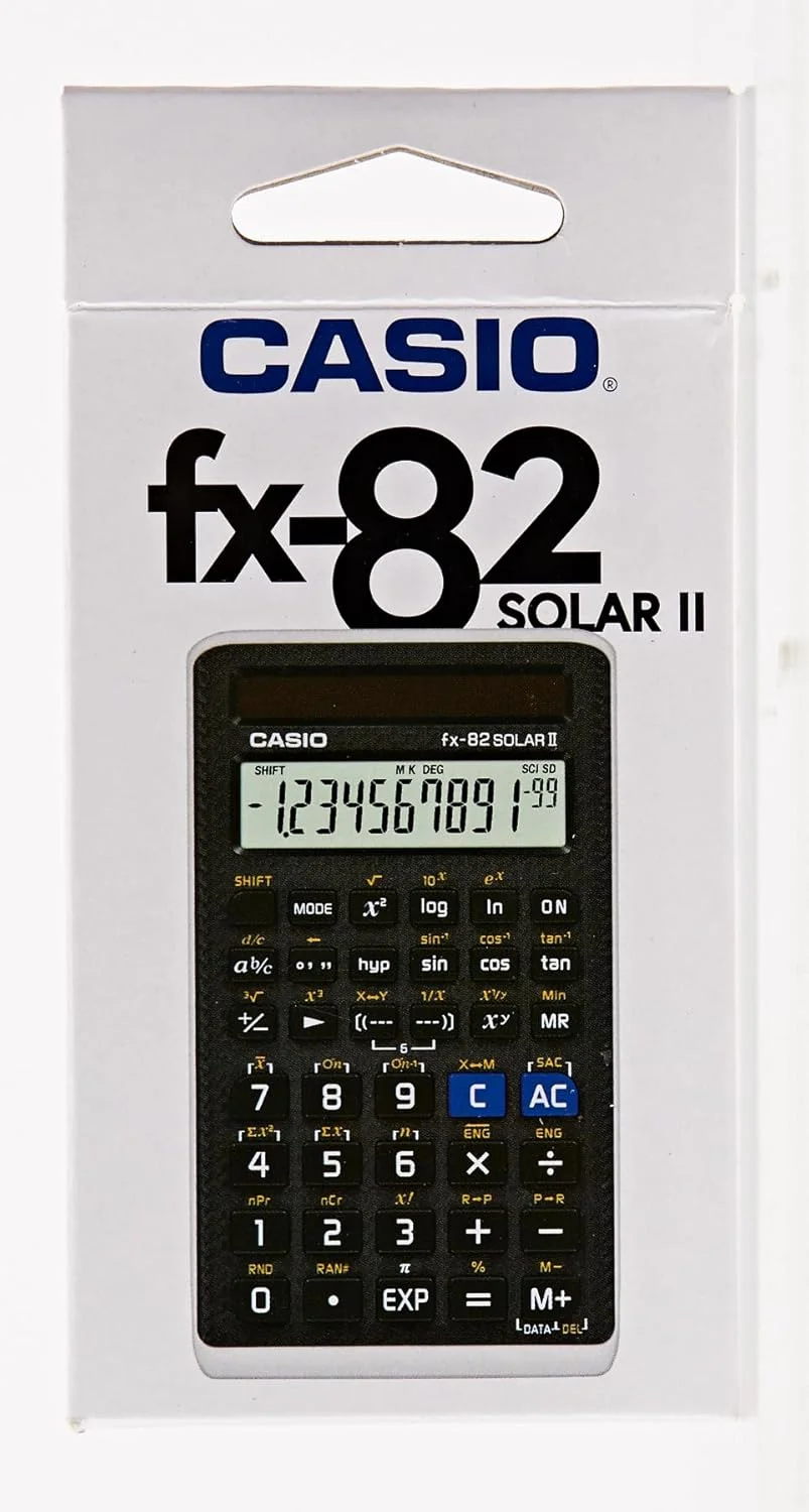ماشین حساب مدرسه ای کاسیو FX-82SOLARII مشکی، نمایشگر 12 رقمی، تغذیه با انرژی خورشیدی (W x H x D) 71 x 10 x 134 میلی متر ماشین حساب مدرسه ای کاسیو FX-82SOLARII مشکی، نمایشگر 12 رقمی، تغذیه با انرژی خورشیدی (W x H x D) 71 x 10 x 134 میلی متر