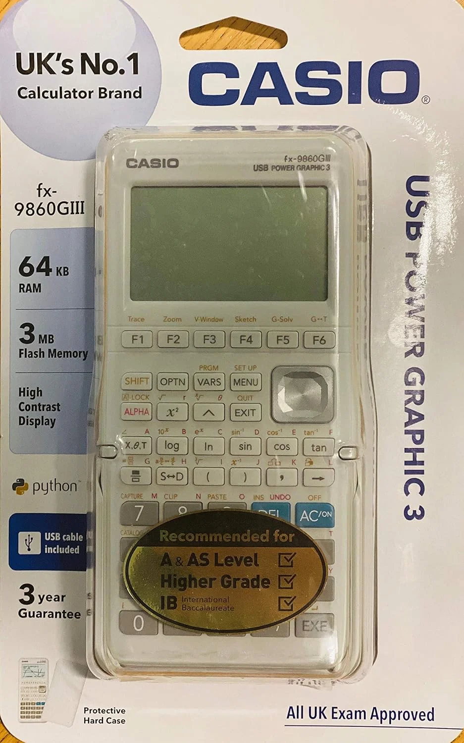 ماشین حساب گرافیکی پیشرفته Casio FX-9860GIII