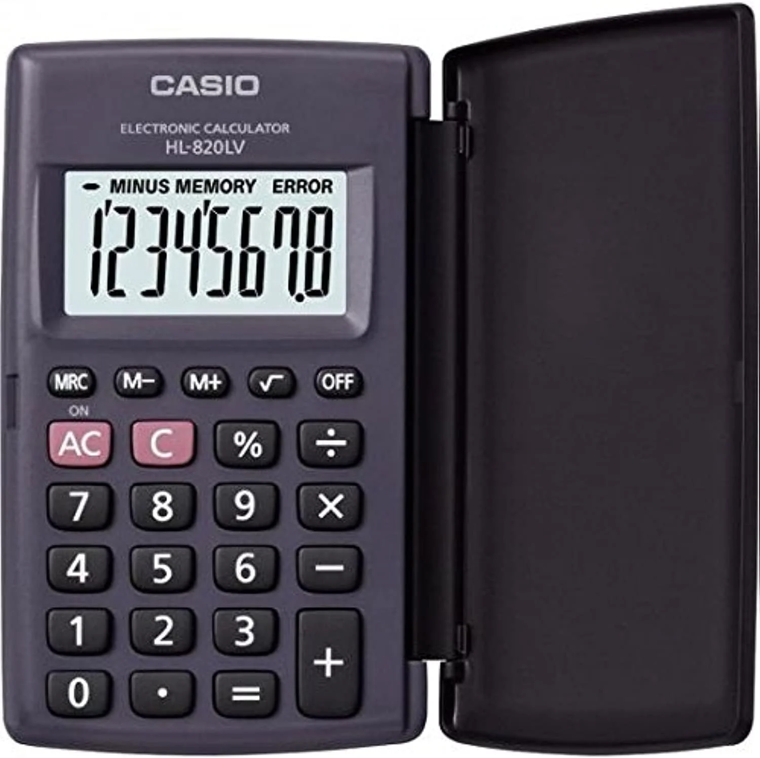 ماشین حساب کاسیو - Casio HL-820LV-BK - جیبی