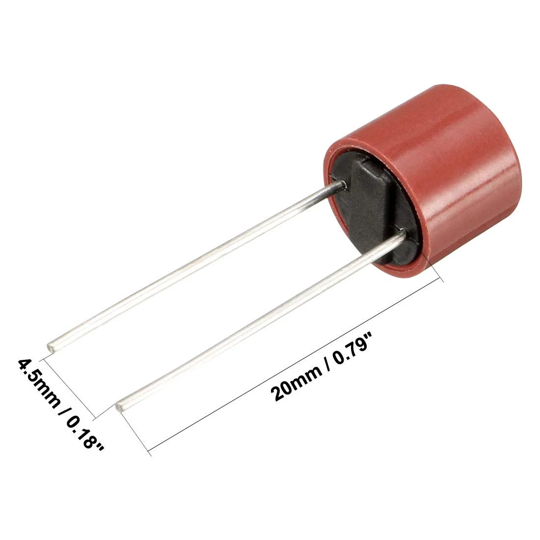 uxcell 10 عدد فیوز مینیاتوری استوانه ای DIP با عملکرد تاخیری T1.6A 1.6A 250V قرمز uxcell 10 عدد فیوز مینیاتوری استوانه ای DIP با عملکرد تاخیری T1.6A 1.6A 250V قرمز