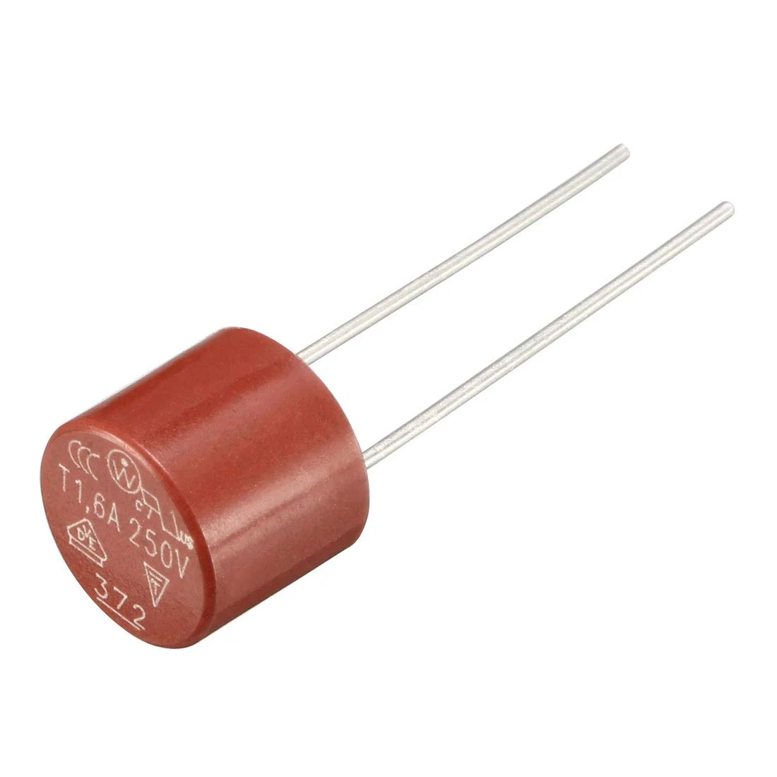 uxcell 10 عدد فیوز مینیاتوری استوانه ای DIP با عملکرد تاخیری T1.6A 1.6A 250V قرمز uxcell 10 عدد فیوز مینیاتوری استوانه ای DIP با عملکرد تاخیری T1.6A 1.6A 250V قرمز