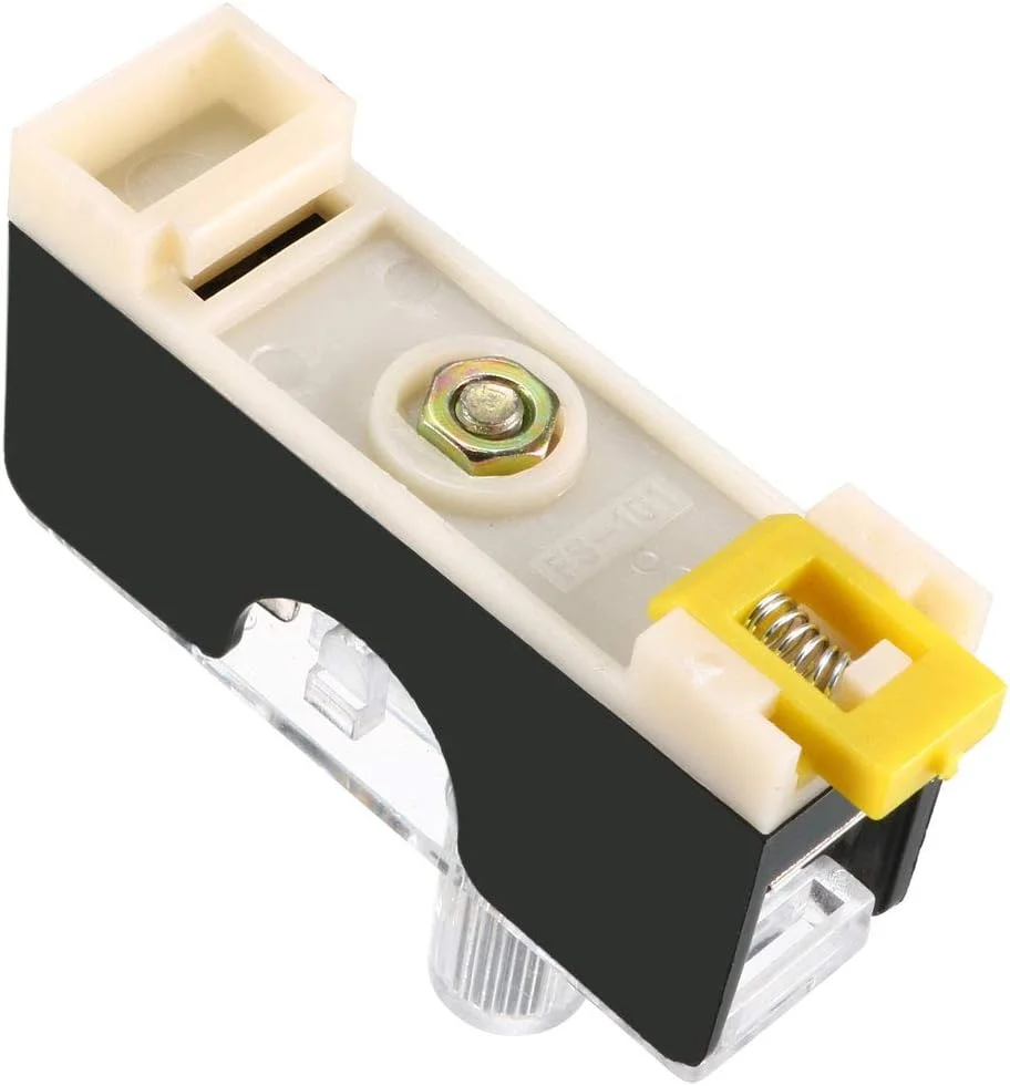 جا فیوزی uxcell مدل FS-101 تک پل با چراغ نشانگر، به همراه فیوز 6mmx30mm، ولتاژ 250V، جریان 10A، 5 عدد جا فیوزی uxcell مدل FS-101 تک پل با چراغ نشانگر، به همراه فیوز 6mmx30mm، ولتاژ 250V، جریان 10A، 5 عدد