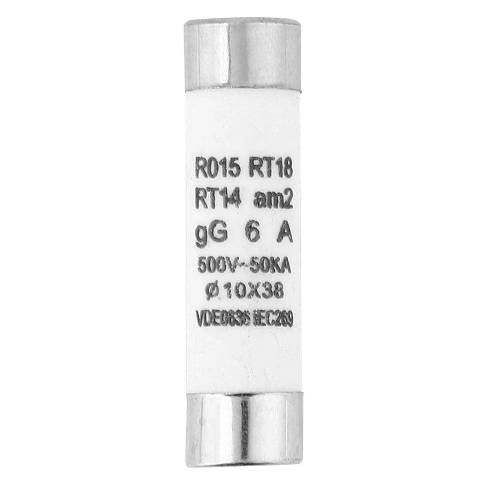 فیوز 6 آمپر Boaby 10x38mm، بسته 10 عددی فیوز استوانه ای با ظرفیت شکست 100KA به همراه نشانگر، فیوز لوله ای کارتریجی سرامیکی، قطعات الکترونیکی، 380-500 ولت AC فیوز 6 آمپر Boaby 10x38mm، بسته 10 عددی فیوز استوانه ای با ظرفیت شکست 100KA به همراه نشانگر، فیوز لوله ای کارتریجی سرامیکی، قطعات الکترونیکی، 380-500 ولت AC