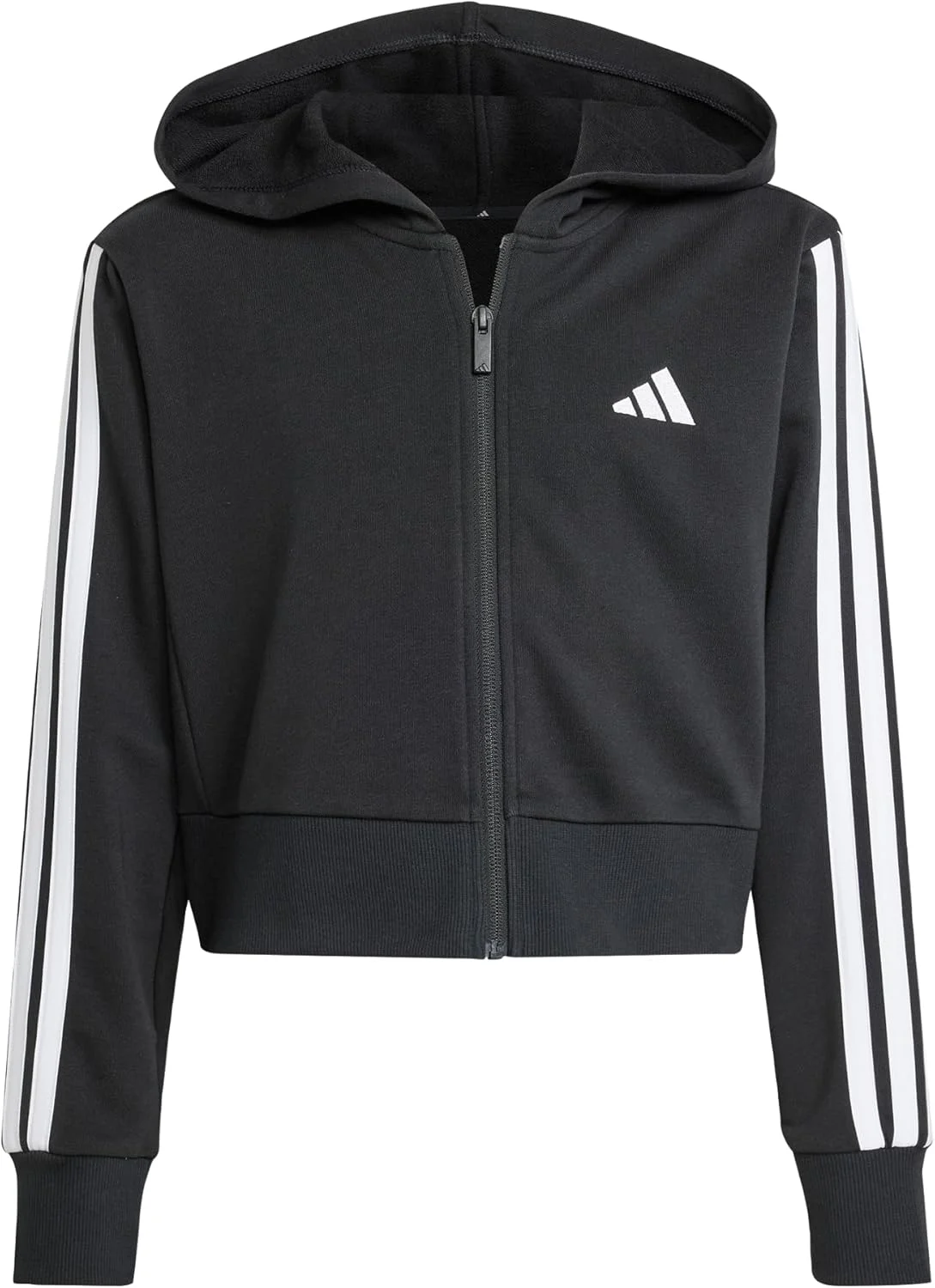 هودی زیپ کامل دخترانه آدیداس Essentials مدل HOODED TRACK TOP (بسته 1 عددی)