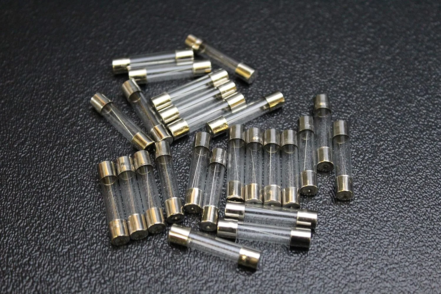 بسته 25 عددی فیوزهای شیشه ای 40 آمپر AGC با روکش نیکل، عملکرد سریع، 1 1/4-1/4 اینچ، AGC40