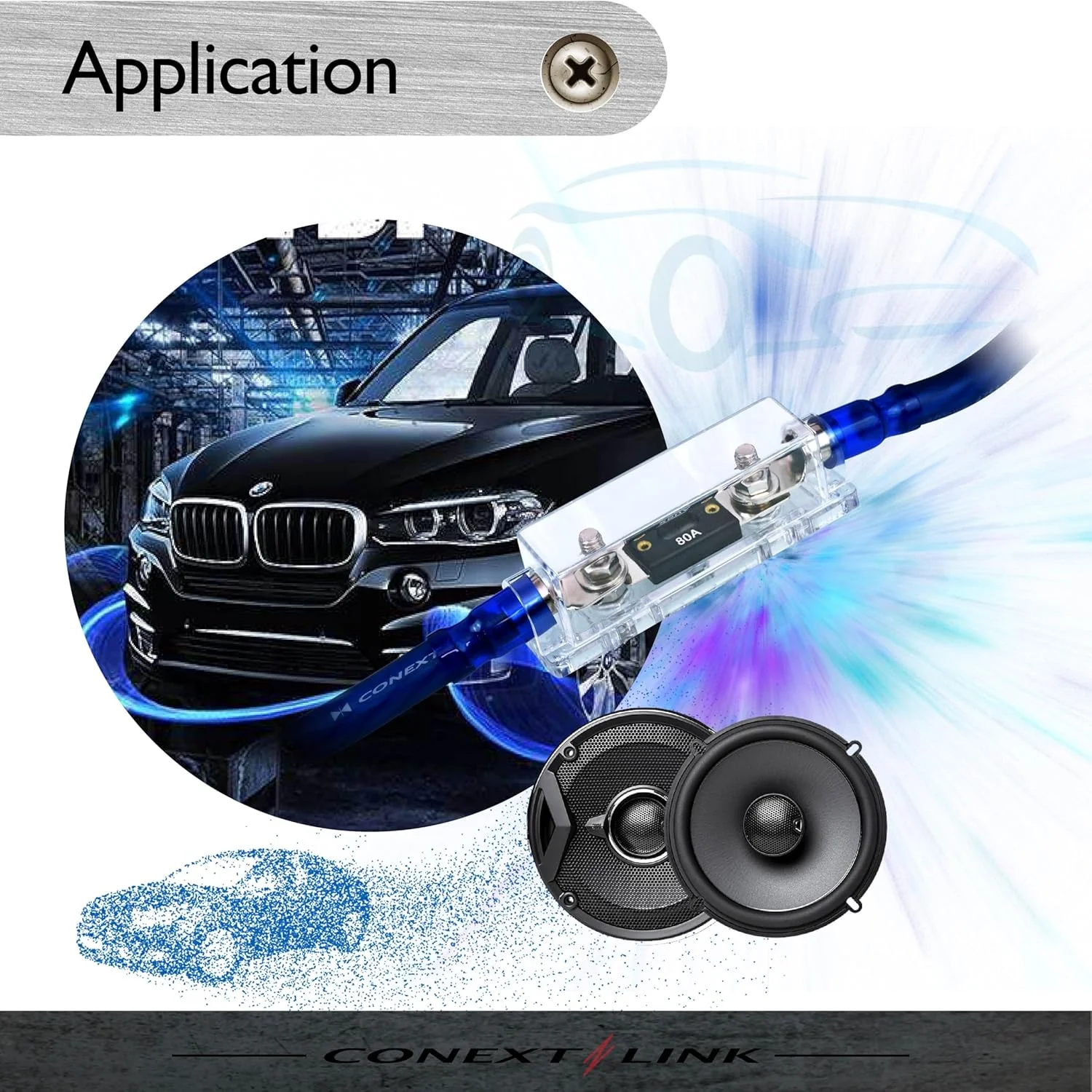 فیوز ANL 500 آمپر نیکلی Conext Link ANL500-5 بسته 5 عددی (14026)