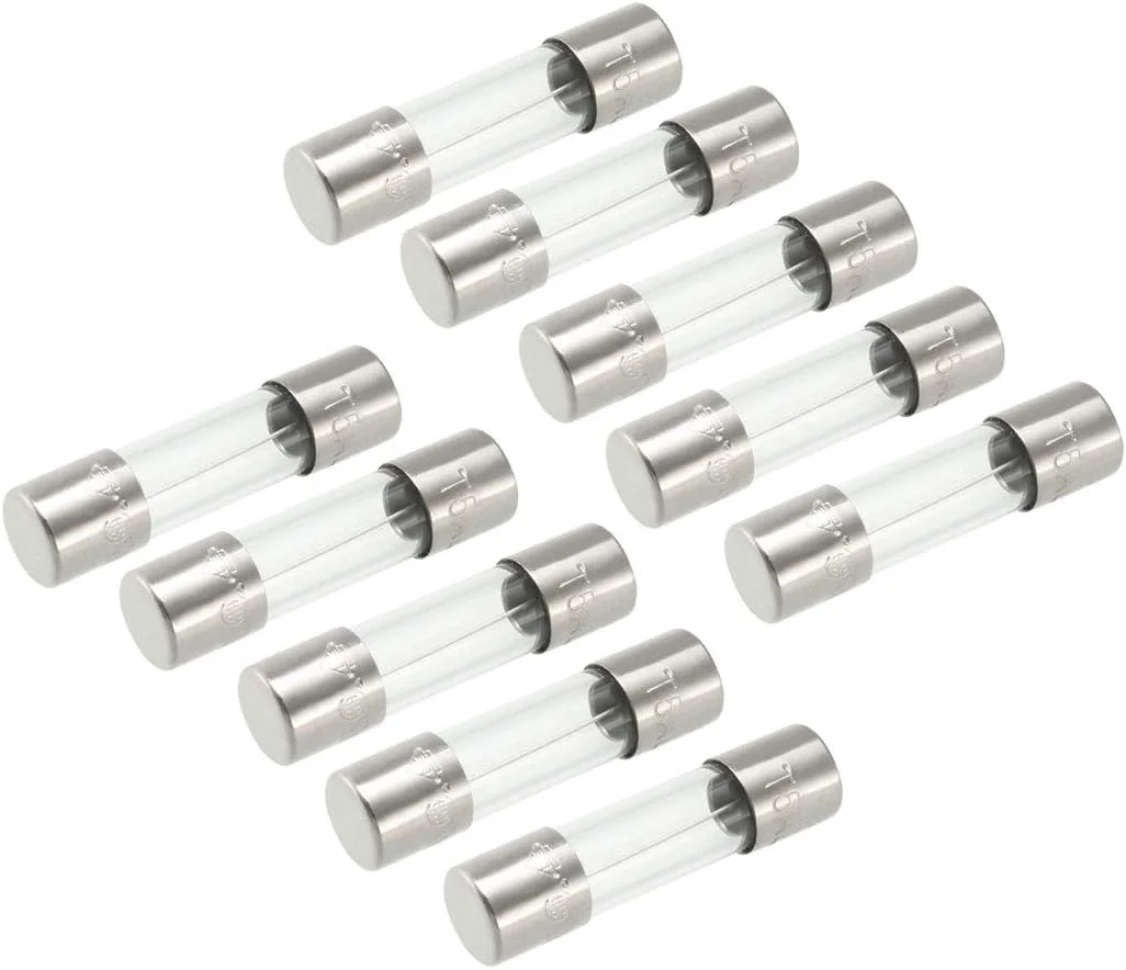فیوز شیشه ای تاخیری اسلو بلو، 5mm x 20mm، 250V، 5A، بسته 10 عددی
