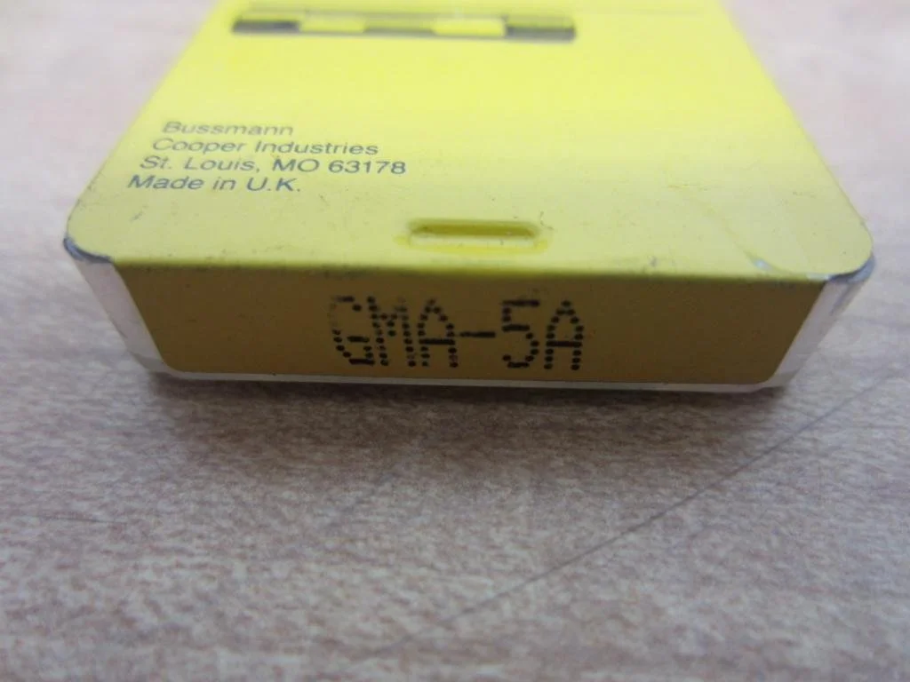 فیوز Bussmann GMA-5A 5 آمپر 125 ولت Buss GMA5A (بسته 5 عددی) فیوز Bussmann GMA-5A 5 آمپر 125 ولت Buss GMA5A (بسته 5 عددی)
