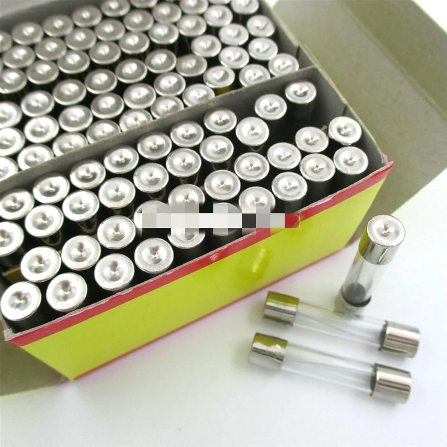 مجموعه فیوز DLRSET، 20 عدد در هر بسته، 250 ولت 20 آمپر 6 * 30 میلی متر لوله شیشه ای سریع سوز عمده فروشی الکترونیکی
