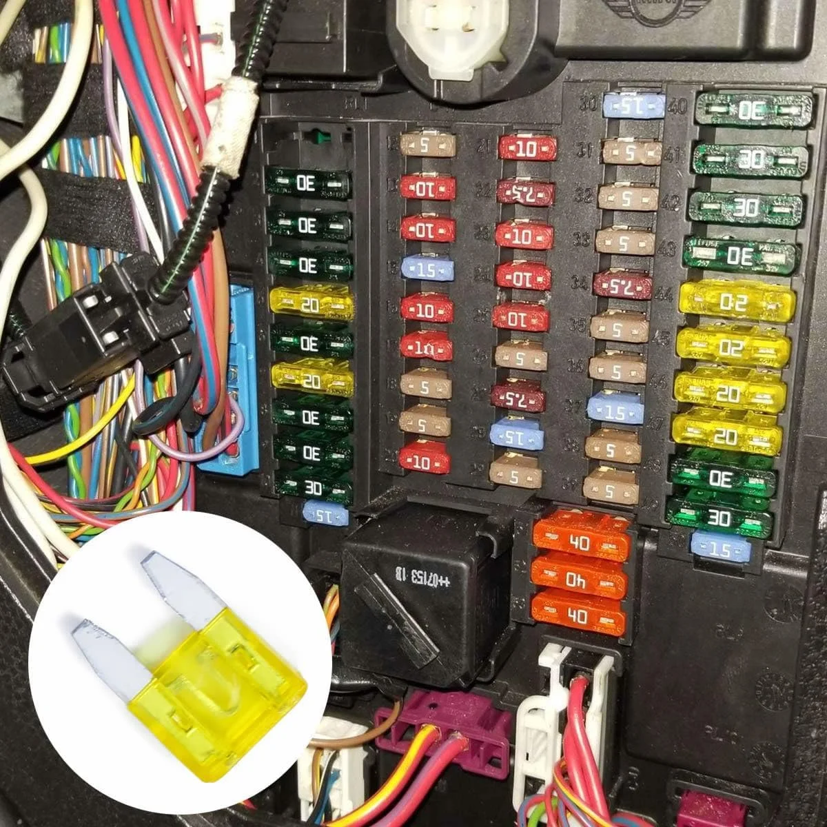 بسته 100 عددی فیوزهای خودرو CHERRY CUTE 20 آمپر APM/ATM 32V مینی تیغه ای، محافظت از اتصال کوتاه فیوز خودرو 20 آمپر بسته 100 عددی فیوزهای خودرو CHERRY CUTE 20 آمپر APM/ATM 32V مینی تیغه ای، محافظت از اتصال کوتاه فیوز خودرو 20 آمپر