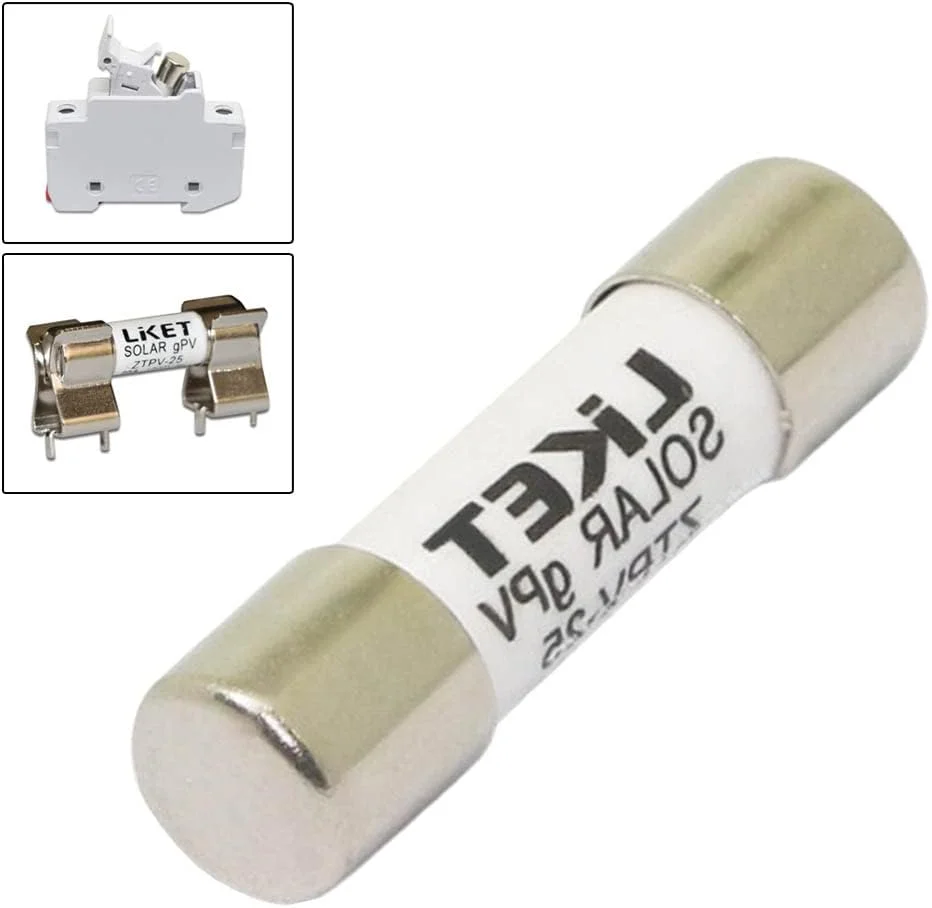 فیوز DC فتوولتائیک خورشیدی DC فیوز 1038 DC1000V فیوز DC فتوولتائیک خورشیدی DC فیوز 1038 DC1000V