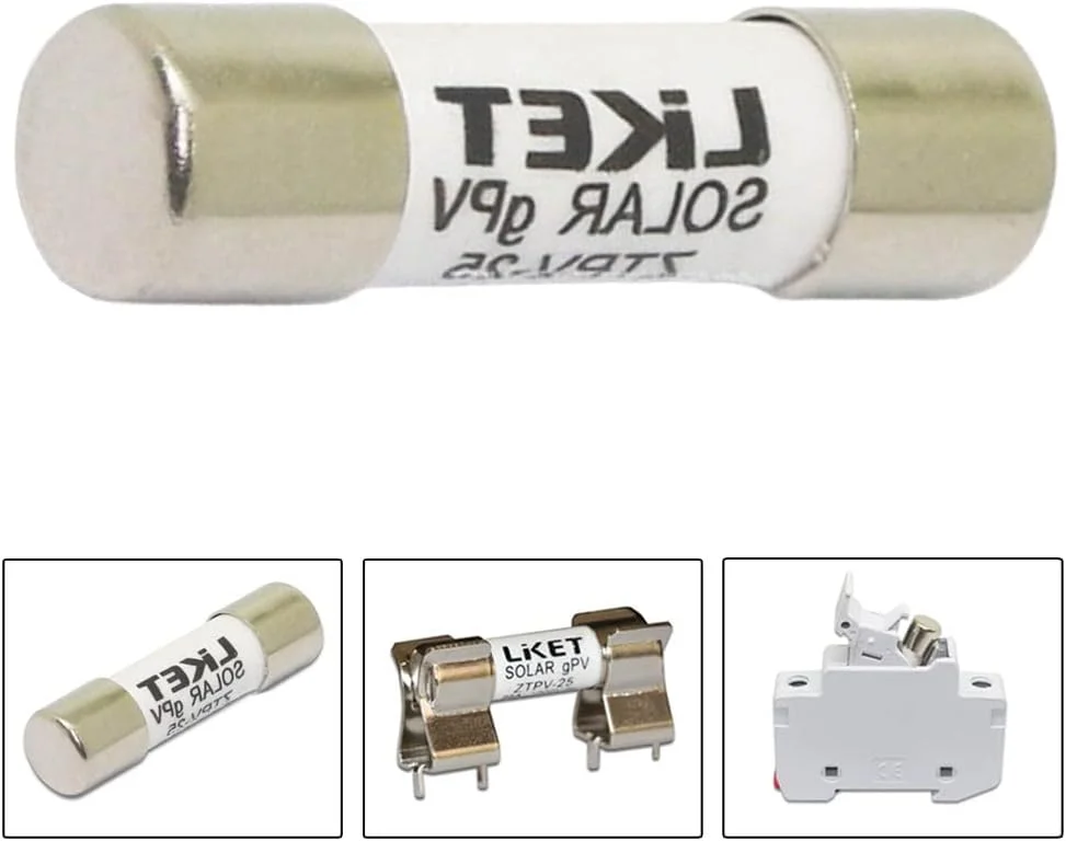 فیوز DC فتوولتائیک خورشیدی DC فیوز 1038 DC1000V فیوز DC فتوولتائیک خورشیدی DC فیوز 1038 DC1000V
