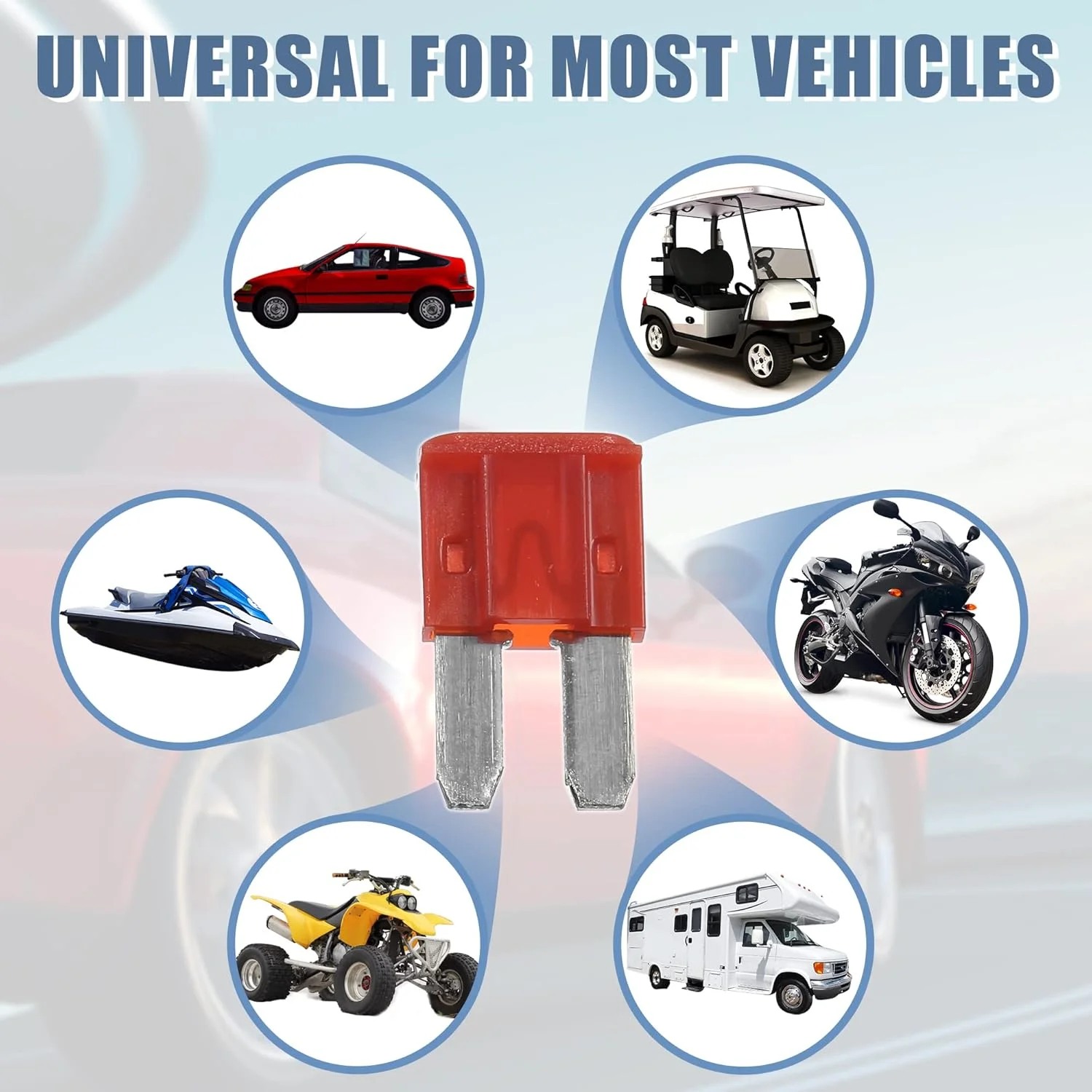 X AUTOHAUX بسته 14 عددی فیوزهای تیغه ای مینی خودرو 5A 7.5A 10A 15A 20A 25A 30A برای جایگزینی فیوز چند رنگه دریایی RV Camper قایق کامیون موتور سیکلت SUV X AUTOHAUX بسته 14 عددی فیوزهای تیغه ای مینی خودرو 5A 7.5A 10A 15A 20A 25A 30A برای جایگزینی فیوز چند رنگه دریایی RV Camper قایق کامیون موتور سیکلت SUV