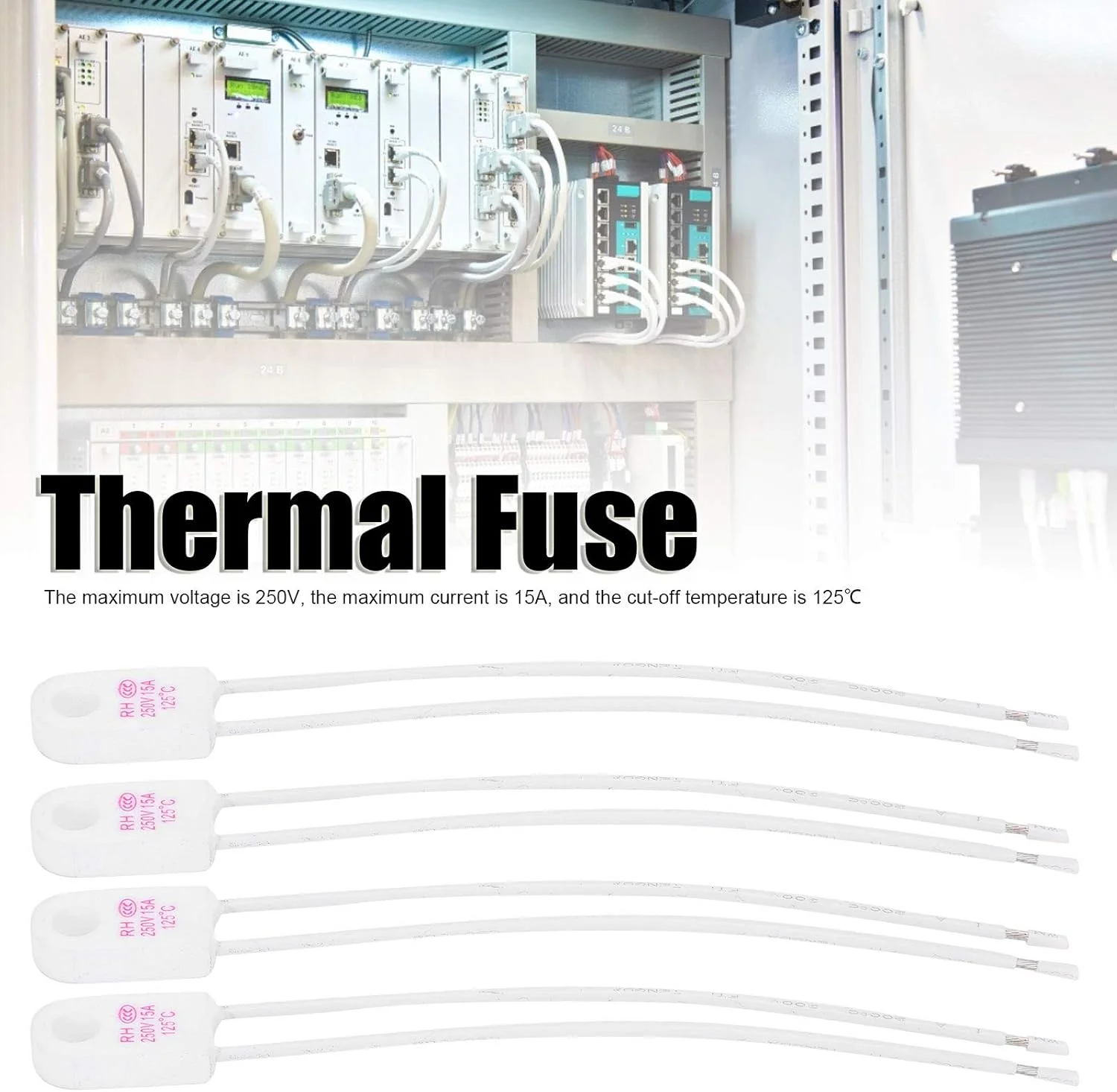4 عدد فیوز حرارتی سرامیکی محافظ دما مربعی ولتاژ حداکثر 250 ولت لوازم جانبی مدار الکتریکی 4 عدد فیوز حرارتی سرامیکی محافظ دما مربعی ولتاژ حداکثر 250 ولت لوازم جانبی مدار الکتریکی