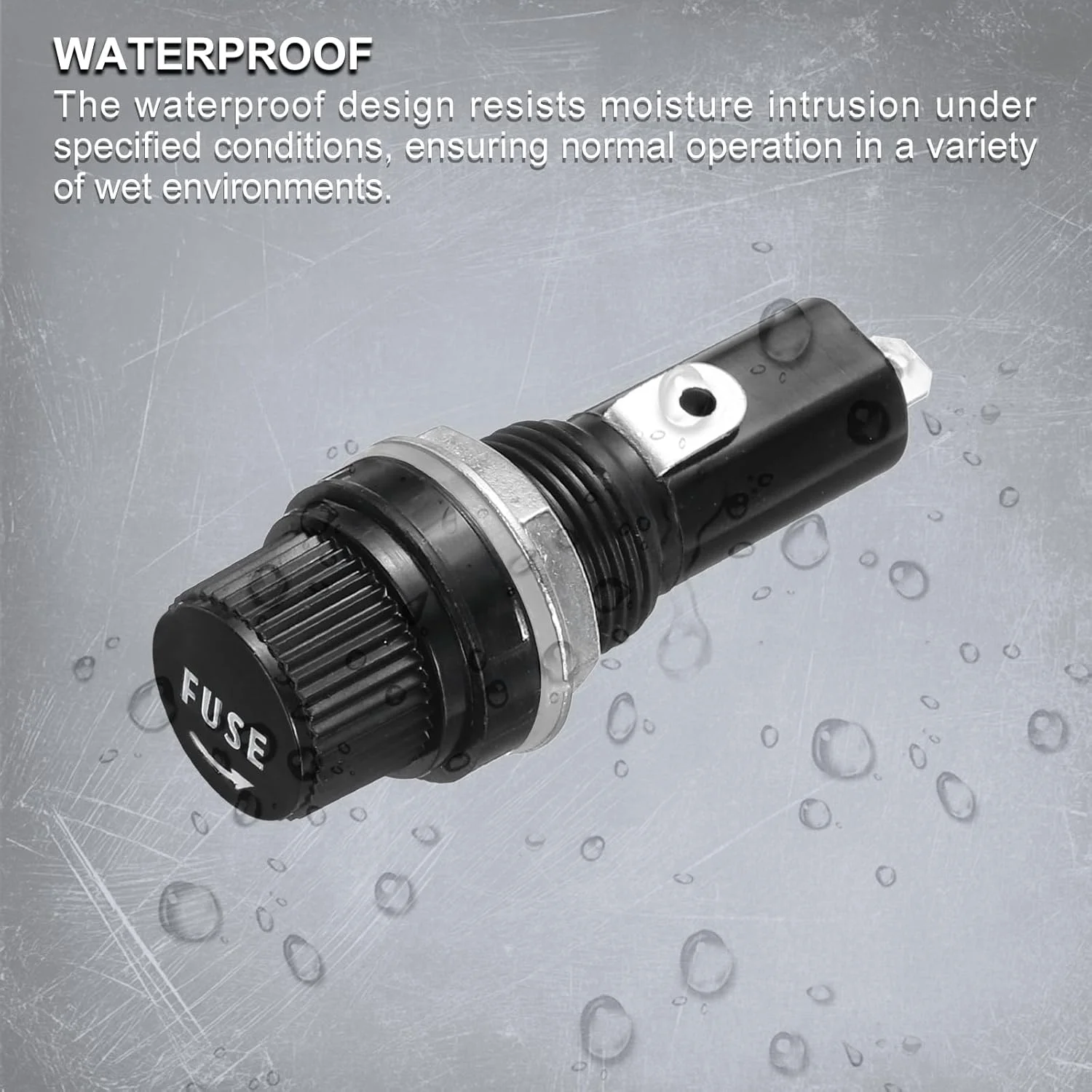 sourcing map 2 عدد جا فیوزی پنلی 45x18.4 میلی متر 250 ولت 125 ولت، جا فیوزی کلاهک پیچی 4 آمپر با 2 عدد فیوز شیشه ای سریع سوز 6x30 میلی متر sourcing map 2 عدد جا فیوزی پنلی 45x18.4 میلی متر 250 ولت 125 ولت، جا فیوزی کلاهک پیچی 4 آمپر با 2 عدد فیوز شیشه ای سریع سوز 6x30 میلی متر