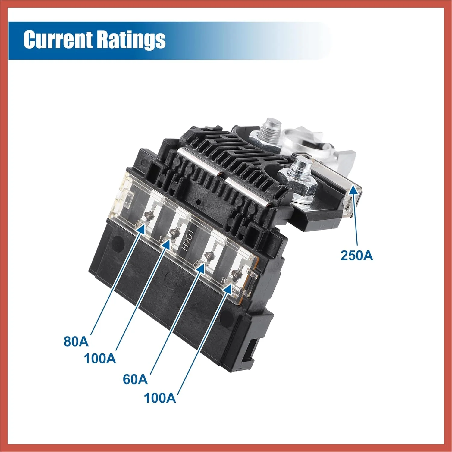 فیوز چندگانه ACROPIX 24380-JA00A برای نیسان ماکسیما مورانو 2009 2010 2011 2012 2013 2014، فیوزهای مدار خودرو 5 مداره 24380JA00A قطعات خودرو