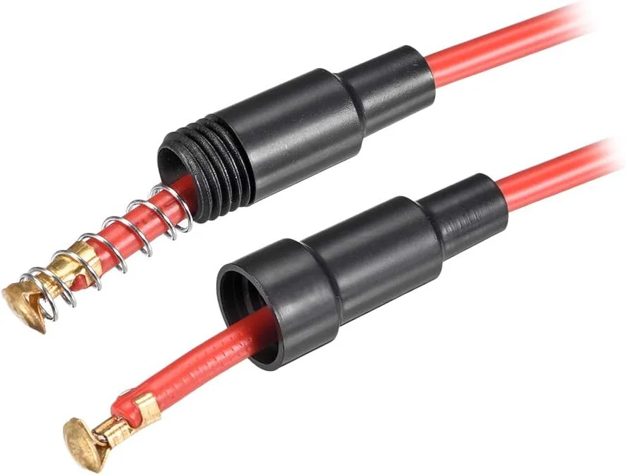 uxcell جا فیوزی پیچی خطی گیج 20 AWG مناسب برای فیوزهای شیشه ای 5mm x 20mm، بسته 20 عددی