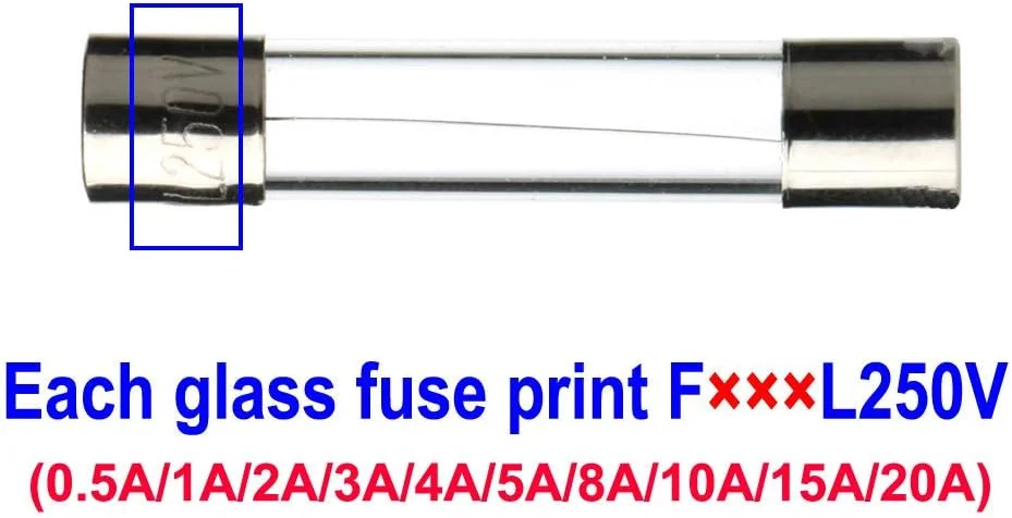 Gebildet 5 عدد جا فیوزی AGC نوع پیچی 5x20mm با سیم 16 AWG + 150 عدد فیوز شیشه ای سریع سوز 5x20mm کیت متنوع فیوزهای لوله شیشه ای خودرو Gebildet 5 عدد جا فیوزی AGC نوع پیچی 5x20mm با سیم 16 AWG + 150 عدد فیوز شیشه ای سریع سوز 5x20mm کیت متنوع فیوزهای لوله شیشه ای خودرو