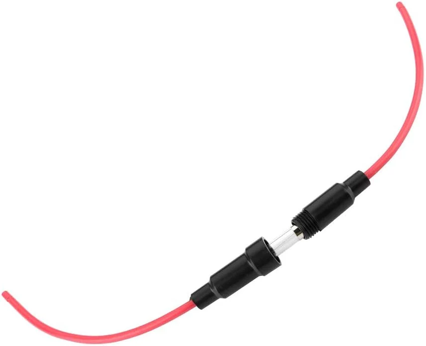 Gebildet 5 عدد جا فیوزی AGC نوع پیچی 5x20mm با سیم 16 AWG + 150 عدد فیوز شیشه ای سریع سوز 5x20mm کیت متنوع فیوزهای لوله شیشه ای خودرو Gebildet 5 عدد جا فیوزی AGC نوع پیچی 5x20mm با سیم 16 AWG + 150 عدد فیوز شیشه ای سریع سوز 5x20mm کیت متنوع فیوزهای لوله شیشه ای خودرو