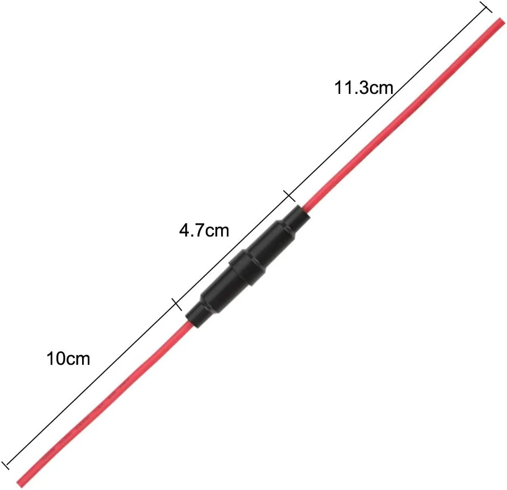 Gebildet 5 عدد جا فیوزی AGC نوع پیچی 5x20mm با سیم 16 AWG + 150 عدد فیوز شیشه ای سریع سوز 5x20mm کیت متنوع فیوزهای لوله شیشه ای خودرو Gebildet 5 عدد جا فیوزی AGC نوع پیچی 5x20mm با سیم 16 AWG + 150 عدد فیوز شیشه ای سریع سوز 5x20mm کیت متنوع فیوزهای لوله شیشه ای خودرو