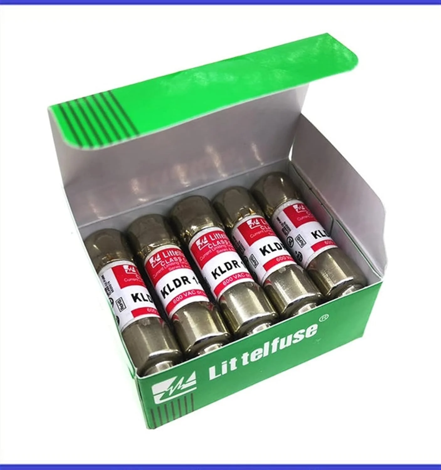 ZAAHH 10 عددی فیوز تاخیری KLDR DC فیوز تاخیری 1A 2A 3A 4A 5A 6A 7A 8A 10A 12A 15A 20A 25A 30A 600V (سایز: 10A)