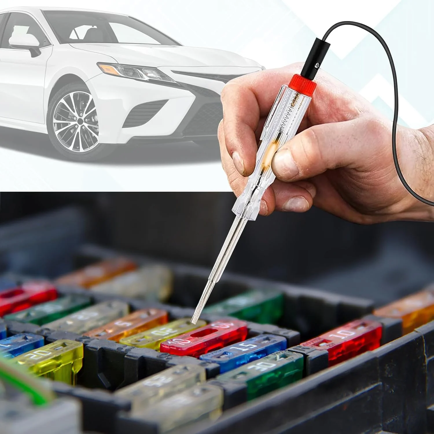 کیت فیوز خودرو QQWD شامل 306 عدد فیوز تیغه ای استاندارد، مینی و کم ارتفاع، آمپرهای 2A 5A 7.5A 10A 15A 20A 25A 30A 35A به همراه فیوز کش و تست کننده مدار، مناسب برای خودرو، کامیون، SUV و RV کیت فیوز خودرو QQWD شامل 306 عدد فیوز تیغه ای استاندارد، مینی و کم ارتفاع، آمپرهای 2A 5A 7.5A 10A 15A 20A 25A 30A 35A به همراه فیوز کش و تست کننده مدار، مناسب برای خودرو، کامیون، SUV و RV