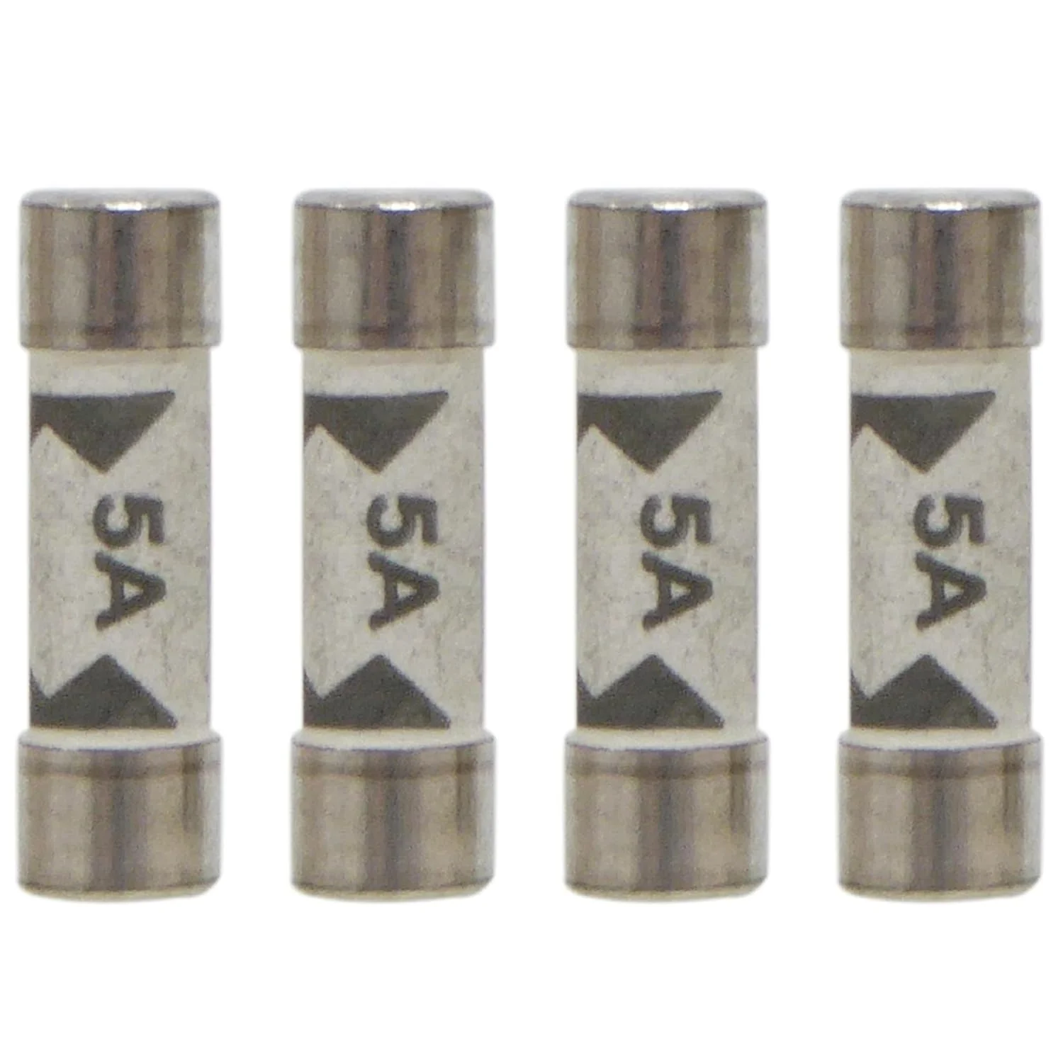 فیوز 5 آمپر واحد مصرف کننده بریتانیا - BS1361 5A - برای نگهدارنده های فیوز - مدارهای روشنایی و نورپردازی - بسته 4 عددی