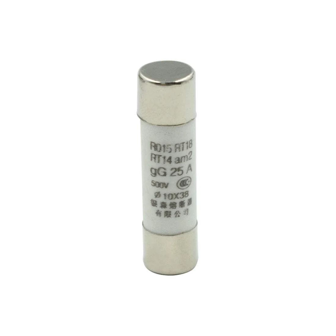 فیوزهای سرامیکی سریع سوز Hxchen 500V 25A R015 RT18 RT14، 10x38 میلیمتر (0.4" x 1.5") - (20 عدد) فیوزهای سرامیکی سریع سوز Hxchen 500V 25A R015 RT18 RT14، 10x38 میلیمتر (0.4" x 1.5") - (20 عدد)