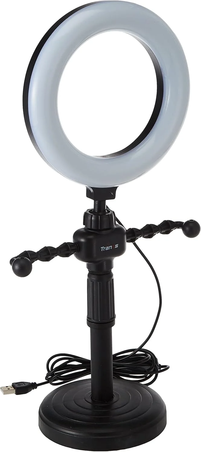پایه رومیزی ترندز با حلقه نور سلفی LED مدل TR-ST971