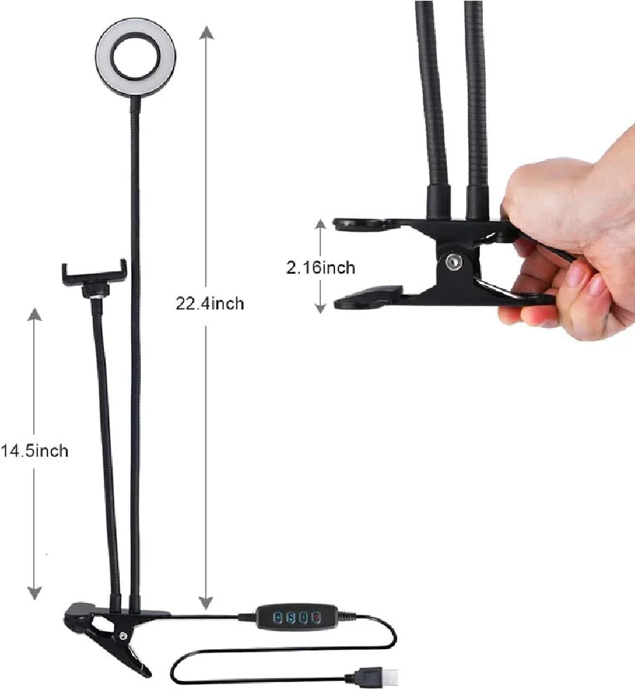 پایه نگهدارنده انعطاف پذیر موبایل ترندز به همراه رینگ لایت سلفی مدل TR-TH507 پایه نگهدارنده انعطاف پذیر موبایل ترندز به همراه رینگ لایت سلفی مدل TR-TH507