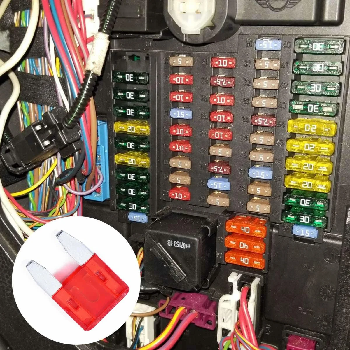فیوزهای مینی تیغه ای 30 آمپر CHERRY CUTE، بسته 100 عددی، APM/ATM 32V، فیوز خودرو با محافظت از اتصال کوتاه (قرمز) فیوزهای مینی تیغه ای 30 آمپر CHERRY CUTE، بسته 100 عددی، APM/ATM 32V، فیوز خودرو با محافظت از اتصال کوتاه (قرمز)