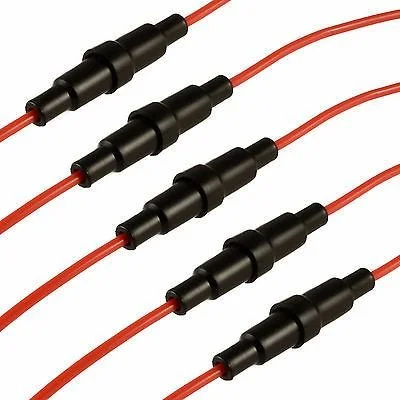 سوئیچ الکترونیکس 5 عدد هولدر فیوز شیشه ای 5x20mm AGC ضد آب با نوع اتصال پیچی