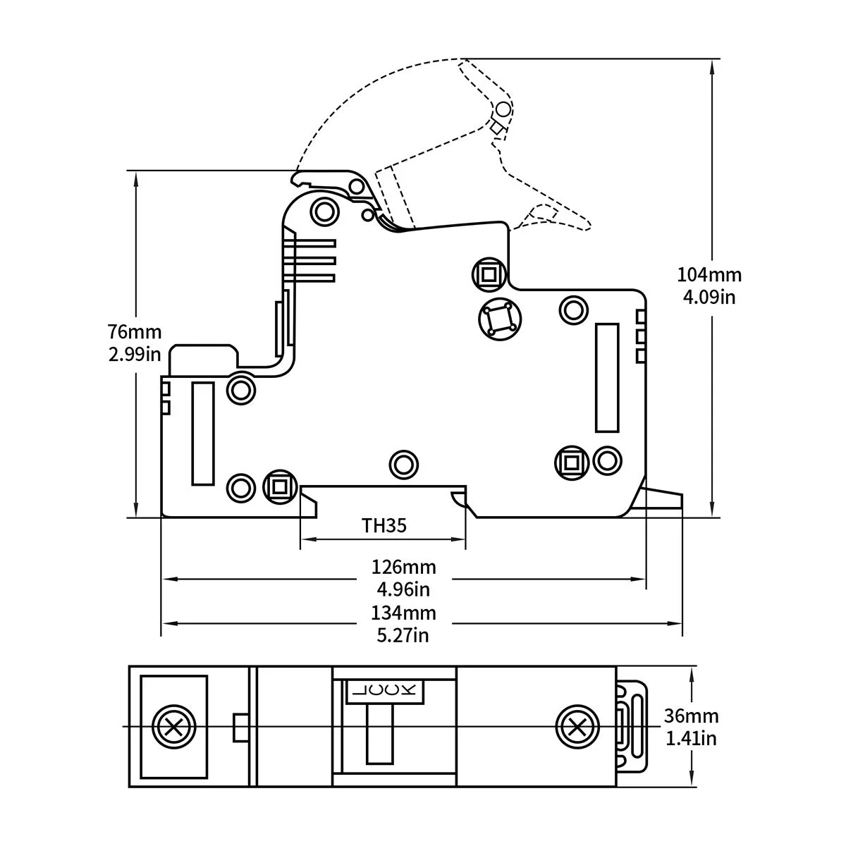 پایه فیوز استوانه ای RT18L-125، 22mm X 58mm، تک پل، نصب روی ریل DIN، دارای گواهینامه CE&TüV، شامل 5 عدد فیوز RO17 (125 آمپر) پایه فیوز استوانه ای RT18L-125، 22mm X 58mm، تک پل، نصب روی ریل DIN، دارای گواهینامه CE&TüV، شامل 5 عدد فیوز RO17 (125 آمپر)
