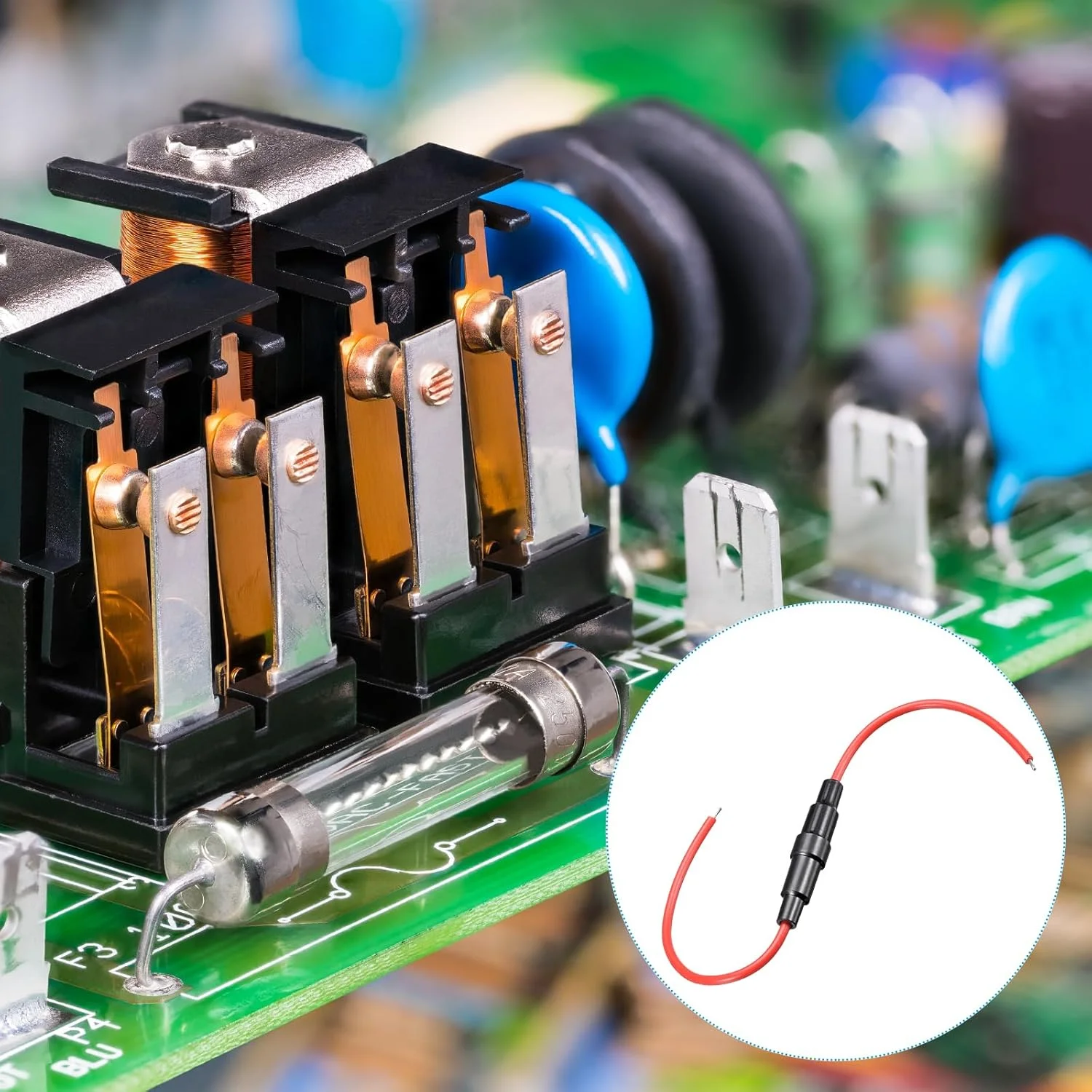 uxcell 10 عدد نگهدارنده فیوز نوع پیچی 5x20 میلیمتری درون خطی سیم قرمز 18 گیج AWG با 20 عدد فیوز شیشهای 10 آمپری سریع سوز uxcell 10 عدد نگهدارنده فیوز نوع پیچی 5x20 میلیمتری درون خطی سیم قرمز 18 گیج AWG با 20 عدد فیوز شیشهای 10 آمپری سریع سوز