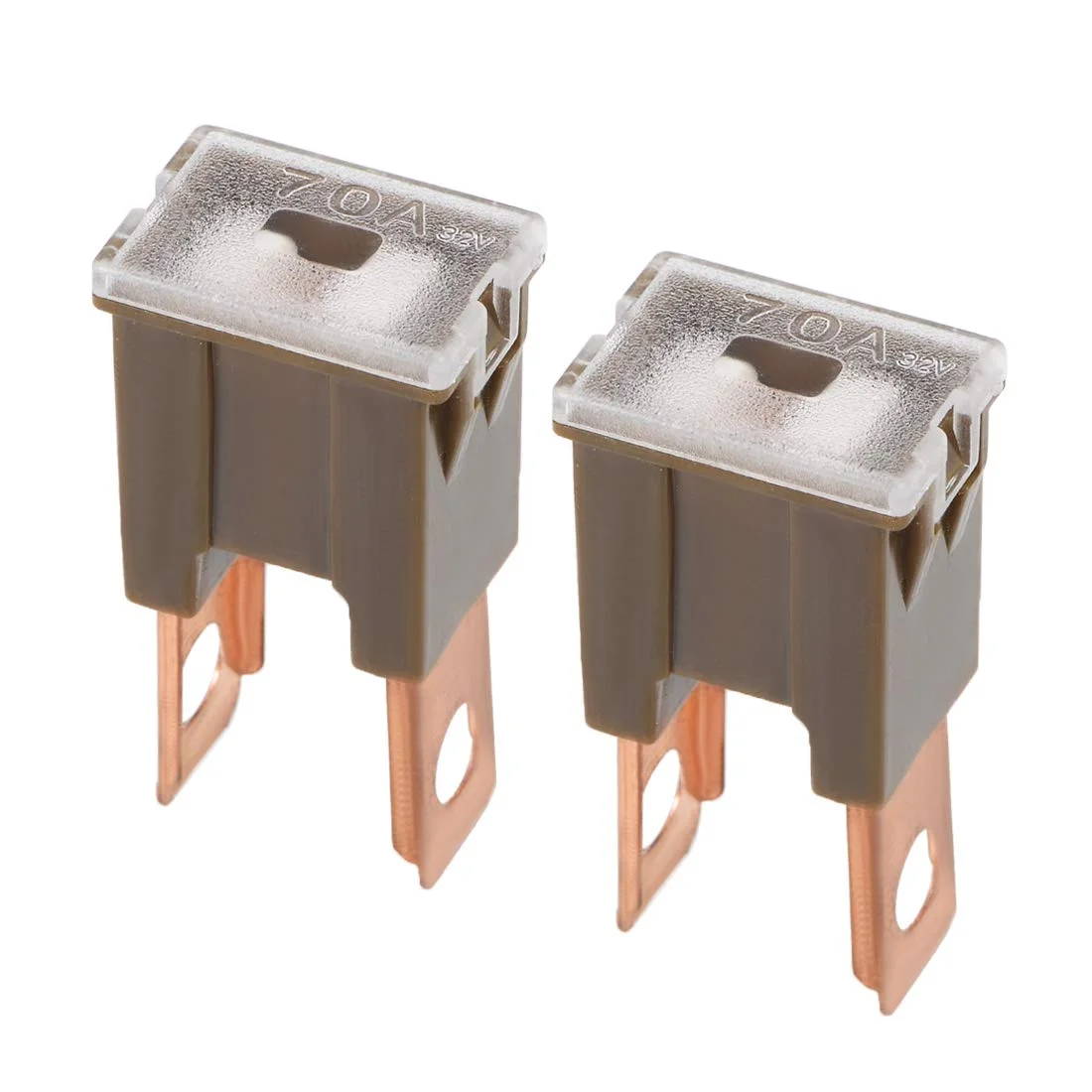 فیوز تیغه ای Tridge uxcell 32V 70A ترمینال نر جعبه J برای کامیون 2 عدد