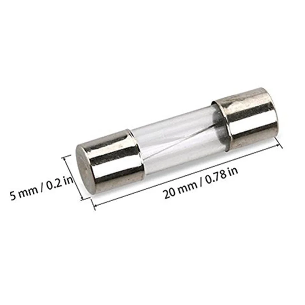 فیوزهای شیشه ای سریع سوز (100 عدد، 5x20 میلی متر، آمپر 0.2A/ 0.5A/ 1A/ 3A/ 8A/ 10A/ 15A/ 20A) فیوزهای شیشه ای سریع سوز (100 عدد، 5x20 میلی متر، آمپر 0.2A/ 0.5A/ 1A/ 3A/ 8A/ 10A/ 15A/ 20A)