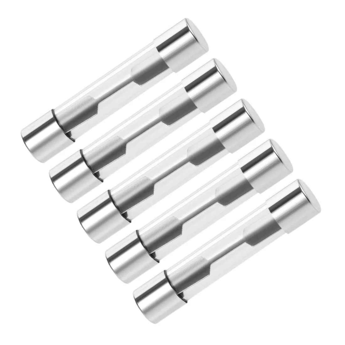 فیوزهای uxcell 15A DC 32V 6x32mm شیشه ای استریو آلارم تقویت کننده 5 عددی