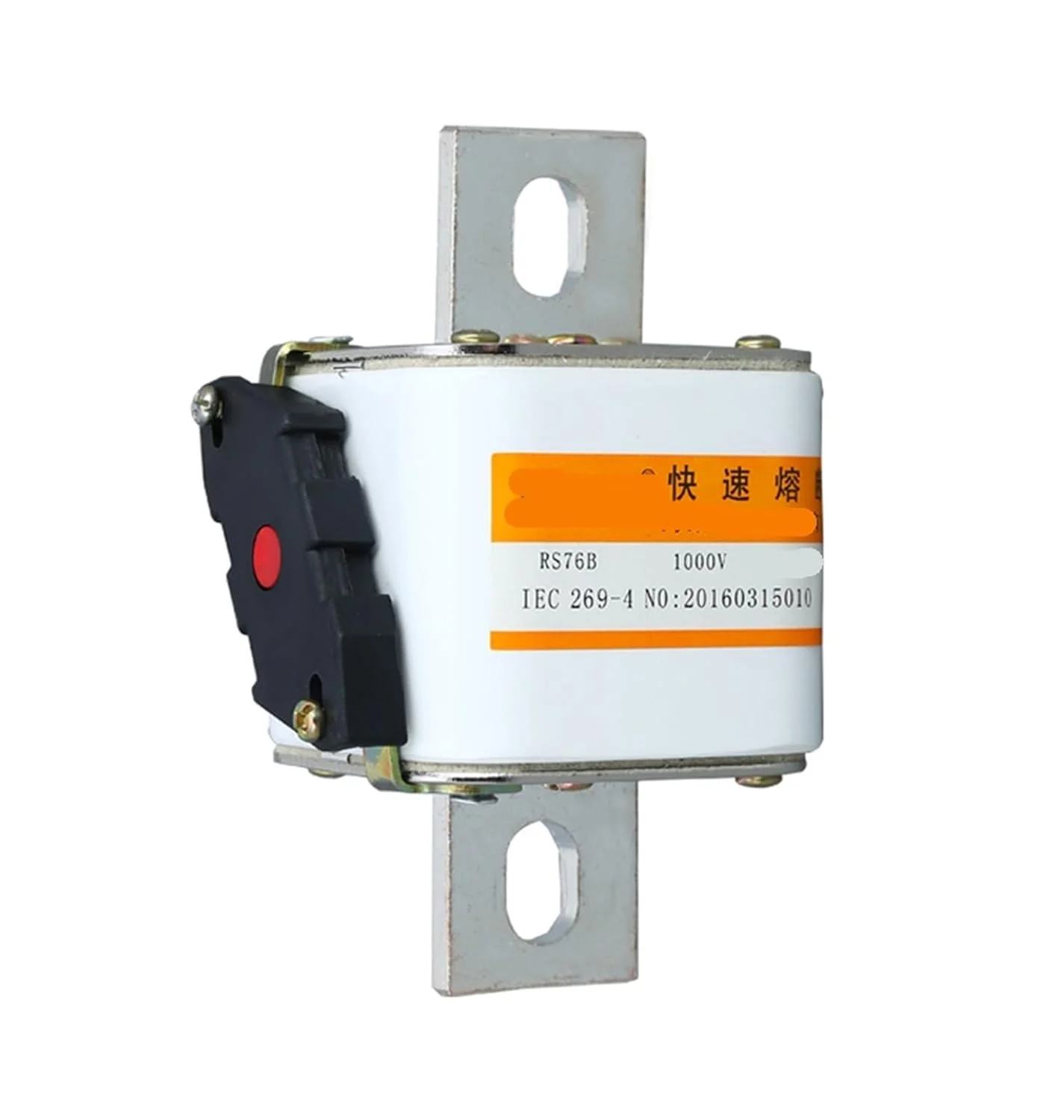 فیوز سریع قطع بیضی میانی لوله مربعی RS76B 1000V500A، RS76B 1000V630A، RS76B 1000V800A فیوز دستگاه نیمه هادی (RS76B 1000V800A)