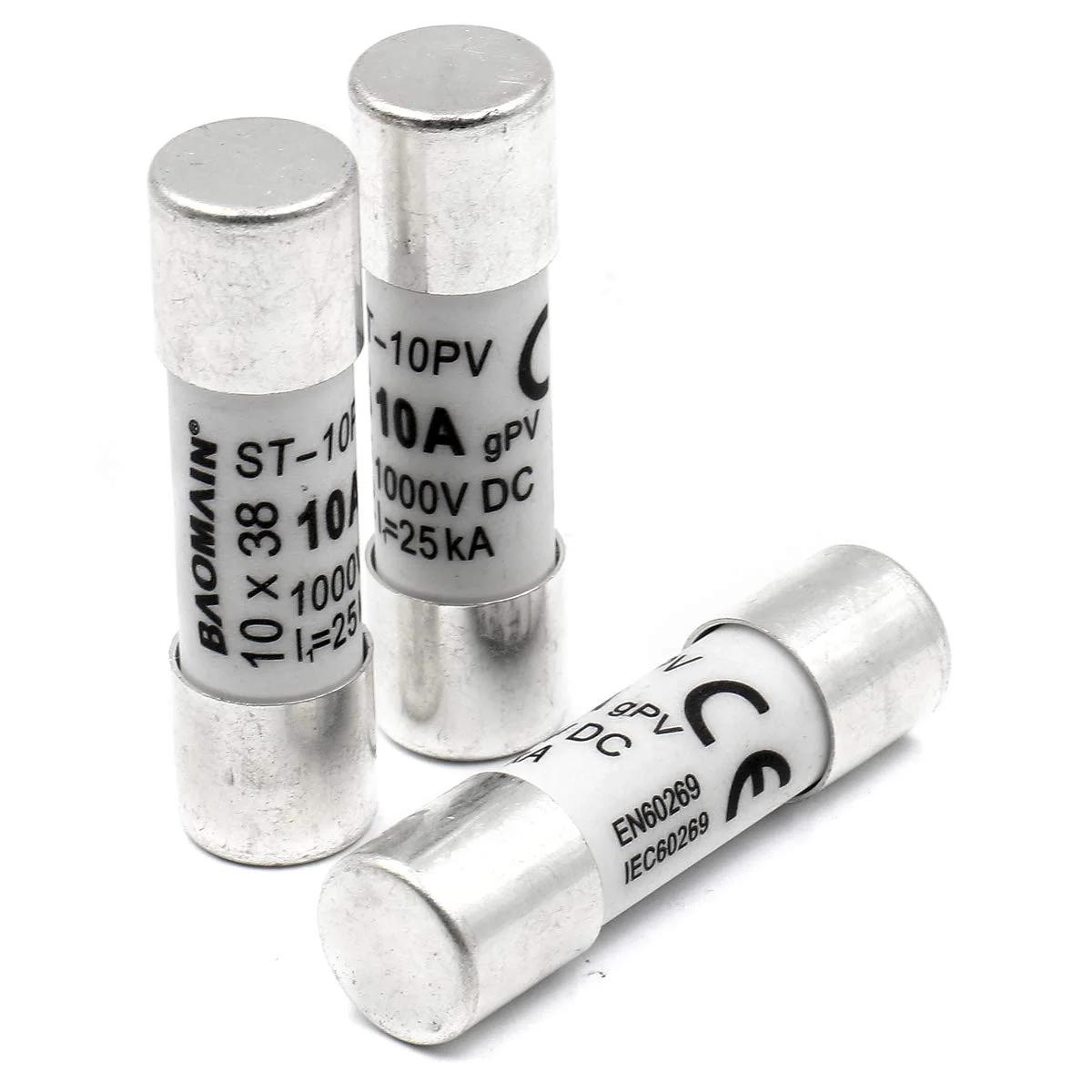 حافظه 38 mm ST-10PV, 10A 1000 VDC, CE, 10 تا