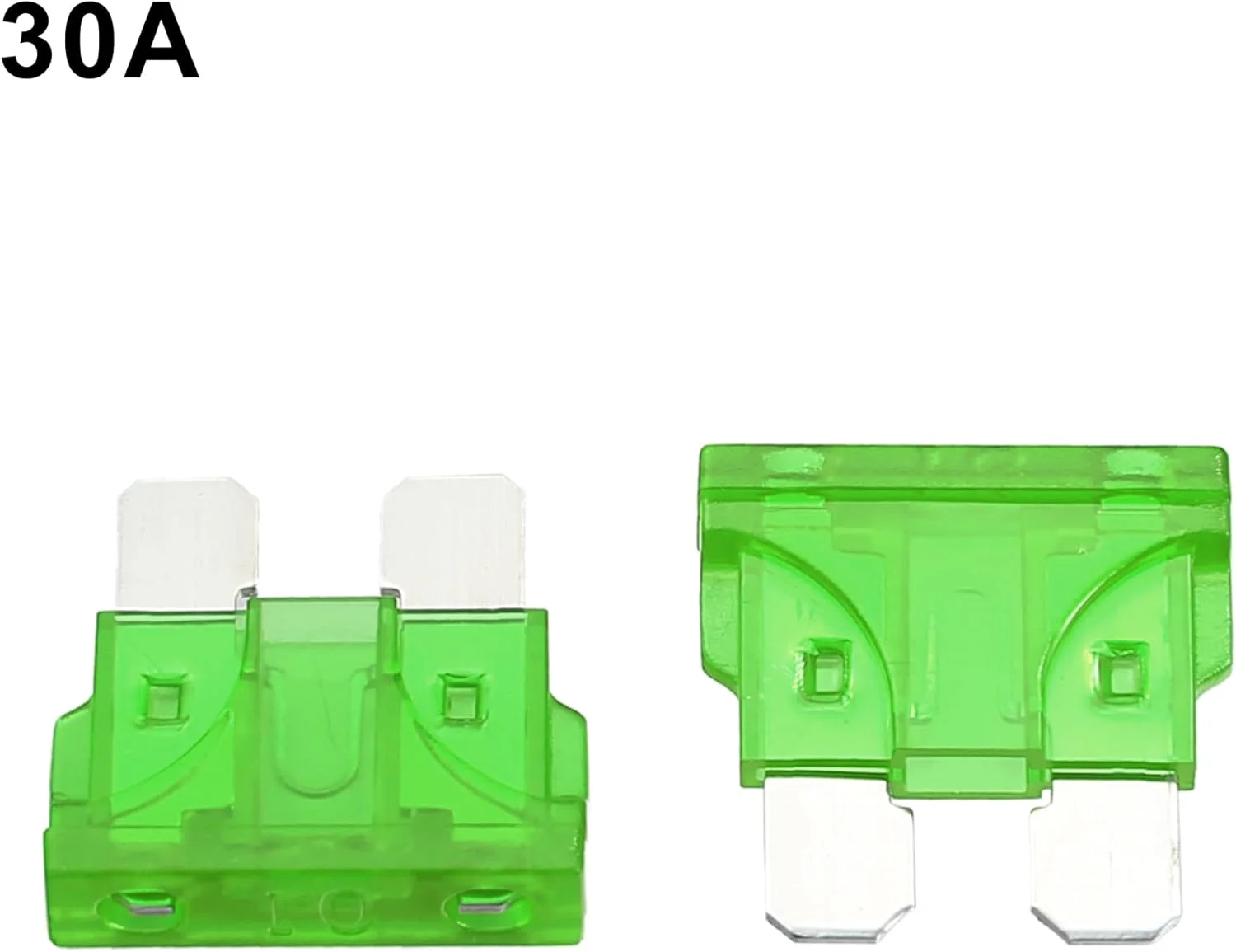 X AUTOHAUX آداپتور فیوز مینی 32 ولت به همراه کیت فیوز ضربه ای با 2 عدد فیوز تیغه ای 30 آمپر