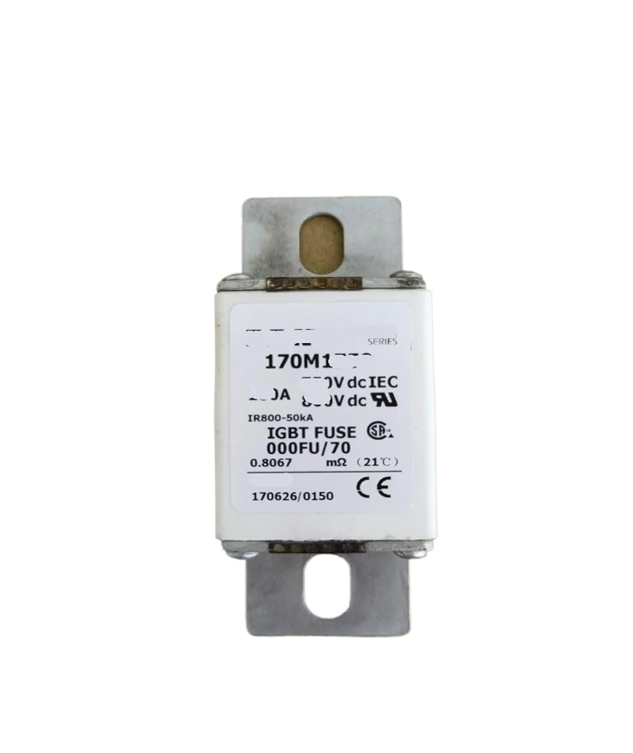 فیوز XKHLQLPEF 170M1758 فیوز خودرو 800VDC 160A