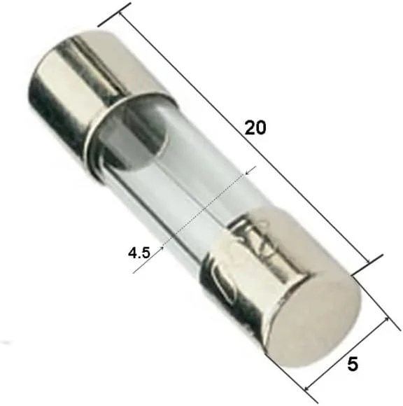 فیوز تاخیر زمانی متوسط (M) شیشه ای 1 آمپر/250 ولت متناوب 5x20 میلی متر (جعبه 10 عددی) فیوز تاخیر زمانی متوسط (M) شیشه ای 1 آمپر/250 ولت متناوب 5x20 میلی متر (جعبه 10 عددی)