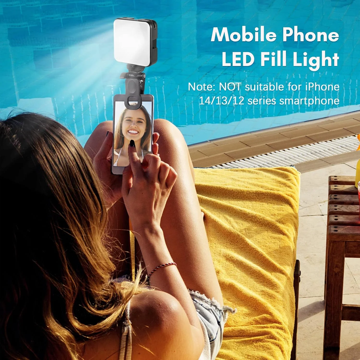 نور ویدئویی LED کلیپسی کوچک Eacam W64، نور پرکننده تلفن همراه، نور کنفرانس ویدیویی تبلت، 2500K-6500K قابل تنظیم برای جلسه آنلاین، پخش زنده، سلفی نور ویدئویی LED کلیپسی کوچک Eacam W64، نور پرکننده تلفن همراه، نور کنفرانس ویدیویی تبلت، 2500K-6500K قابل تنظیم برای جلسه آنلاین، پخش زنده، سلفی