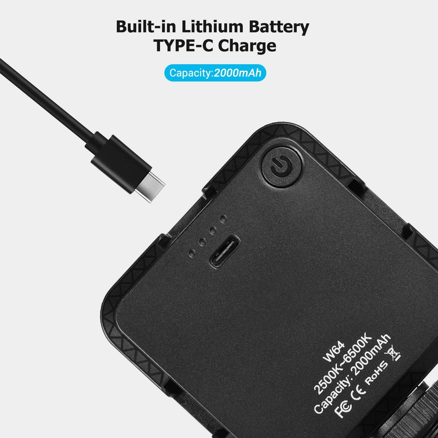 نور ویدئویی LED کلیپسی کوچک Eacam W64، نور پرکننده تلفن همراه، نور کنفرانس ویدیویی تبلت، 2500K-6500K قابل تنظیم برای جلسه آنلاین، پخش زنده، سلفی نور ویدئویی LED کلیپسی کوچک Eacam W64، نور پرکننده تلفن همراه، نور کنفرانس ویدیویی تبلت، 2500K-6500K قابل تنظیم برای جلسه آنلاین، پخش زنده، سلفی