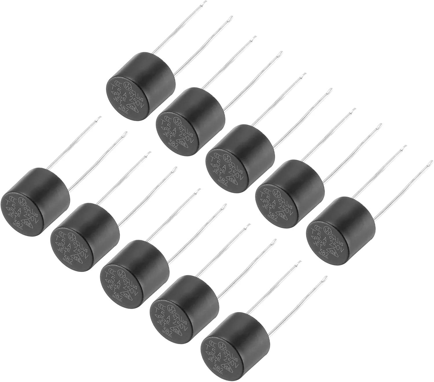 فیوز کیلیمینی 50 قطعه T5A 5A 250V نیشی黑