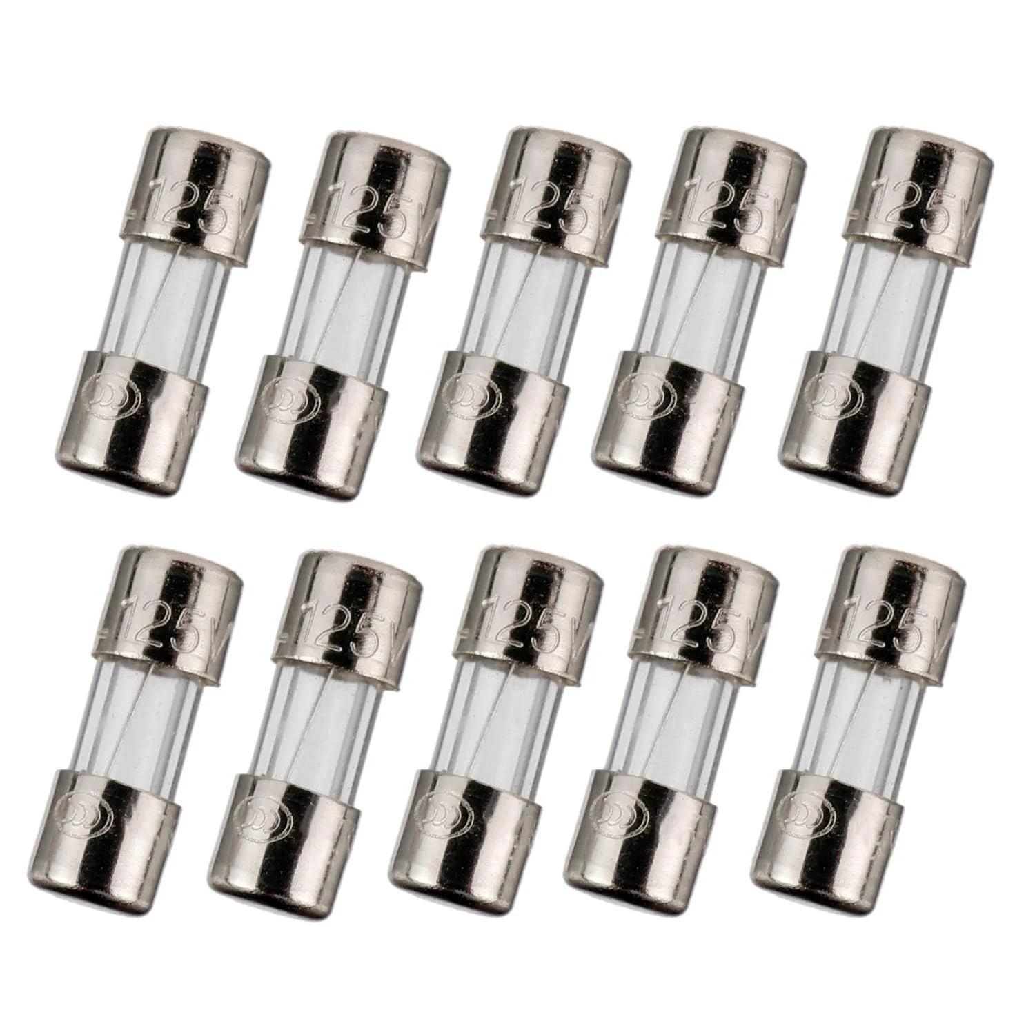 فیوز شیشه ای سریع سوز BOJACK F3AL125V 3.6 x 10mm 3A 125V 0.14 x 0.39 اینچ 3 آمپر 125 ولت (بسته 10 عددی)