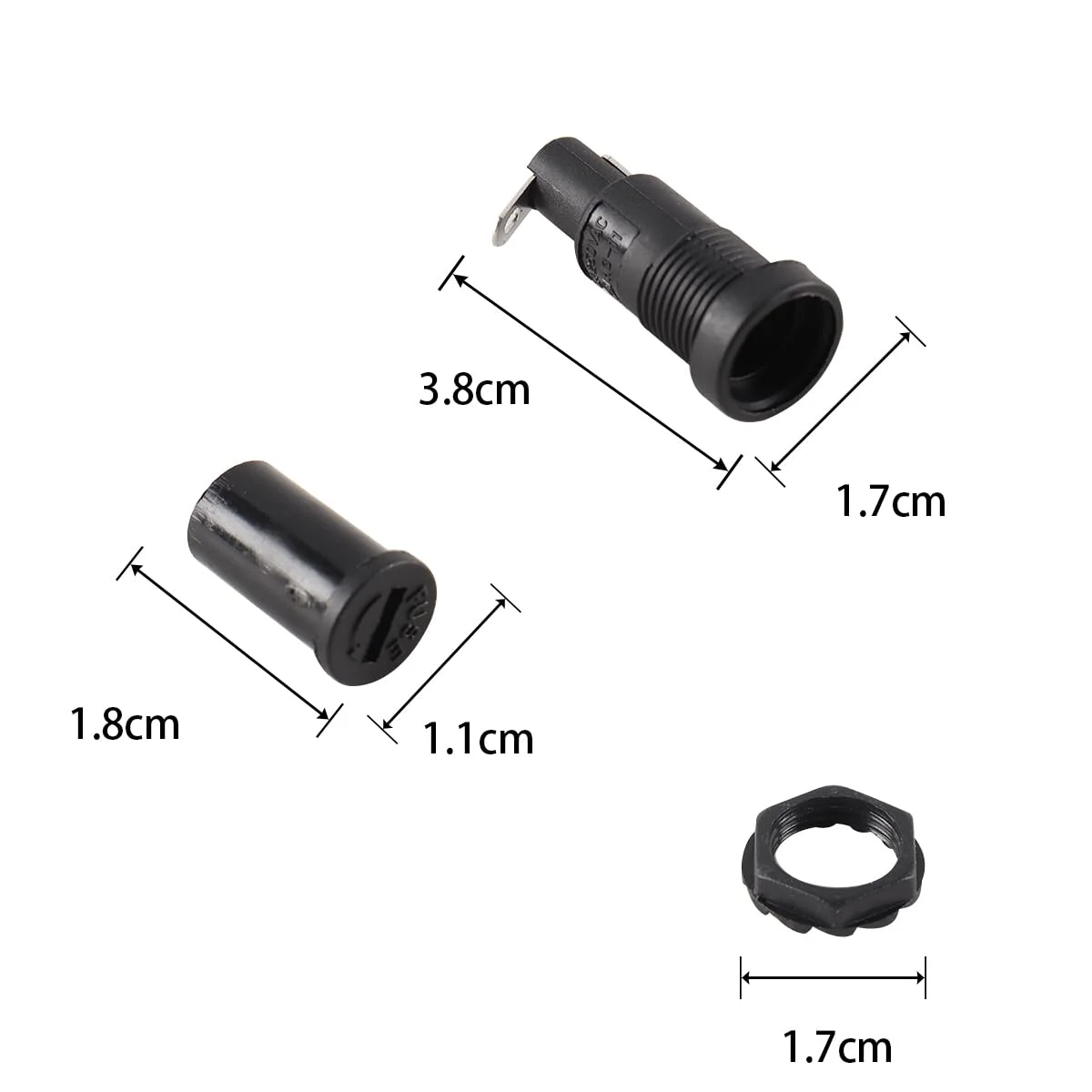 پایه فیوز تابلویی Enwye مدل 5X20mm با سوراخ نصب 12 میلیمتری - بسته 10 عددی پایه فیوز تابلویی Enwye مدل 5X20mm با سوراخ نصب 12 میلیمتری - بسته 10 عددی