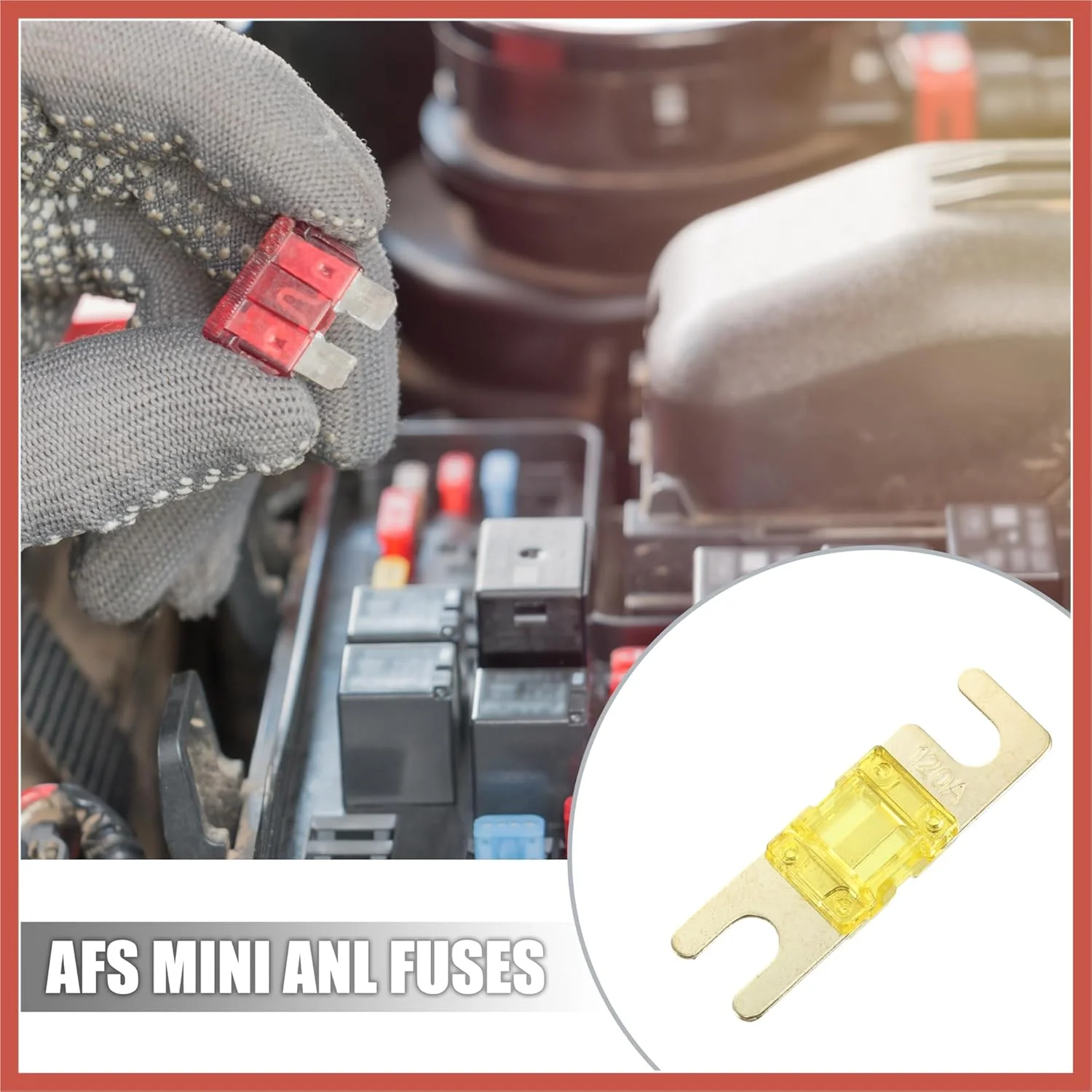 فیوز مینی ANL مدل ACROPIX 120A AFS، محافظت الکتریکی جایگزین، 6 عددی، برای خودرو، کامیون، موتورسیکلت، قایق، سی دی های صوتی، قطعات خودرو فیوز مینی ANL مدل ACROPIX 120A AFS، محافظت الکتریکی جایگزین، 6 عددی، برای خودرو، کامیون، موتورسیکلت، قایق، سی دی های صوتی، قطعات خودرو