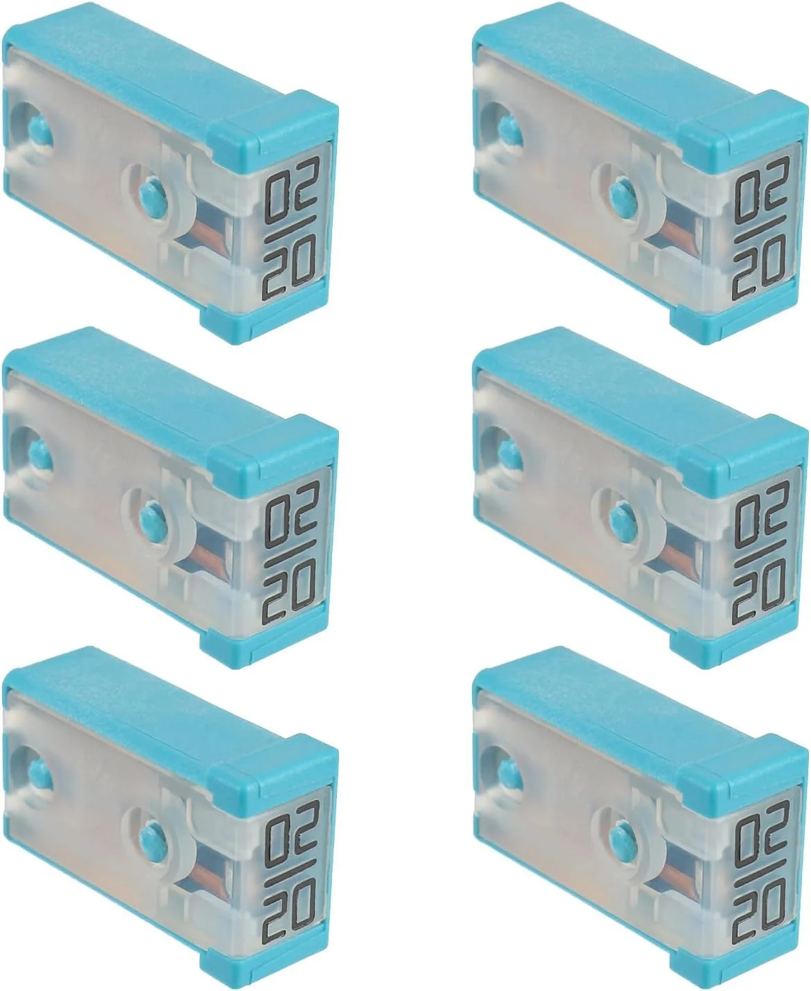 کیت فیوز کارتریجی مینیاتوری خودرو 32 ولت (بسته 6 عددی، 20 آمپر، 30 آمپر و 40 آمپر اختیاری) (20 آمپر)