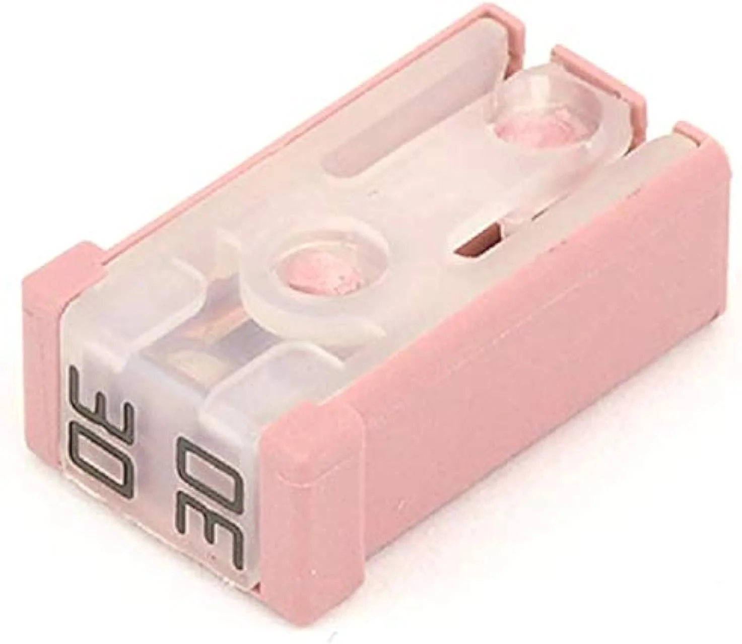 فیوز کارتریجی شکاف دار Littelfuse 5 0695030.PXPS مدل MCASE+، 30 آمپر، 32 ولت، تاخیری